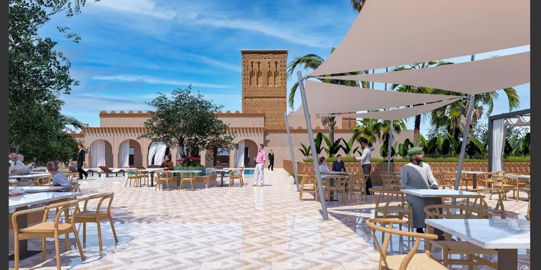 Patio in Kenzi Azghor