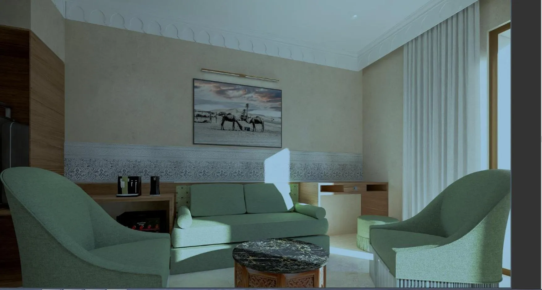 Seating area in Kenzi Azghor