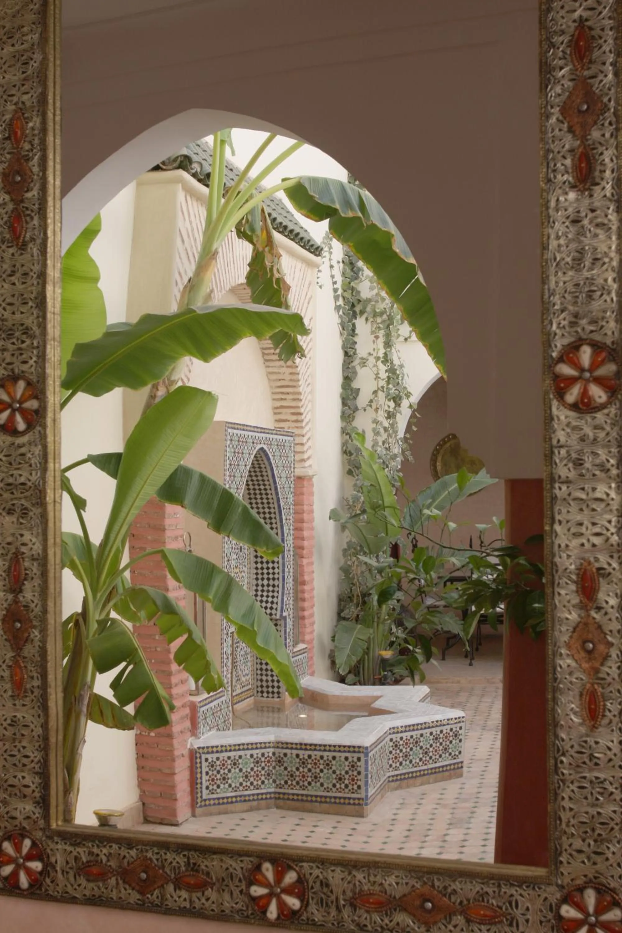 Decorative detail in Riad petit Karmela
