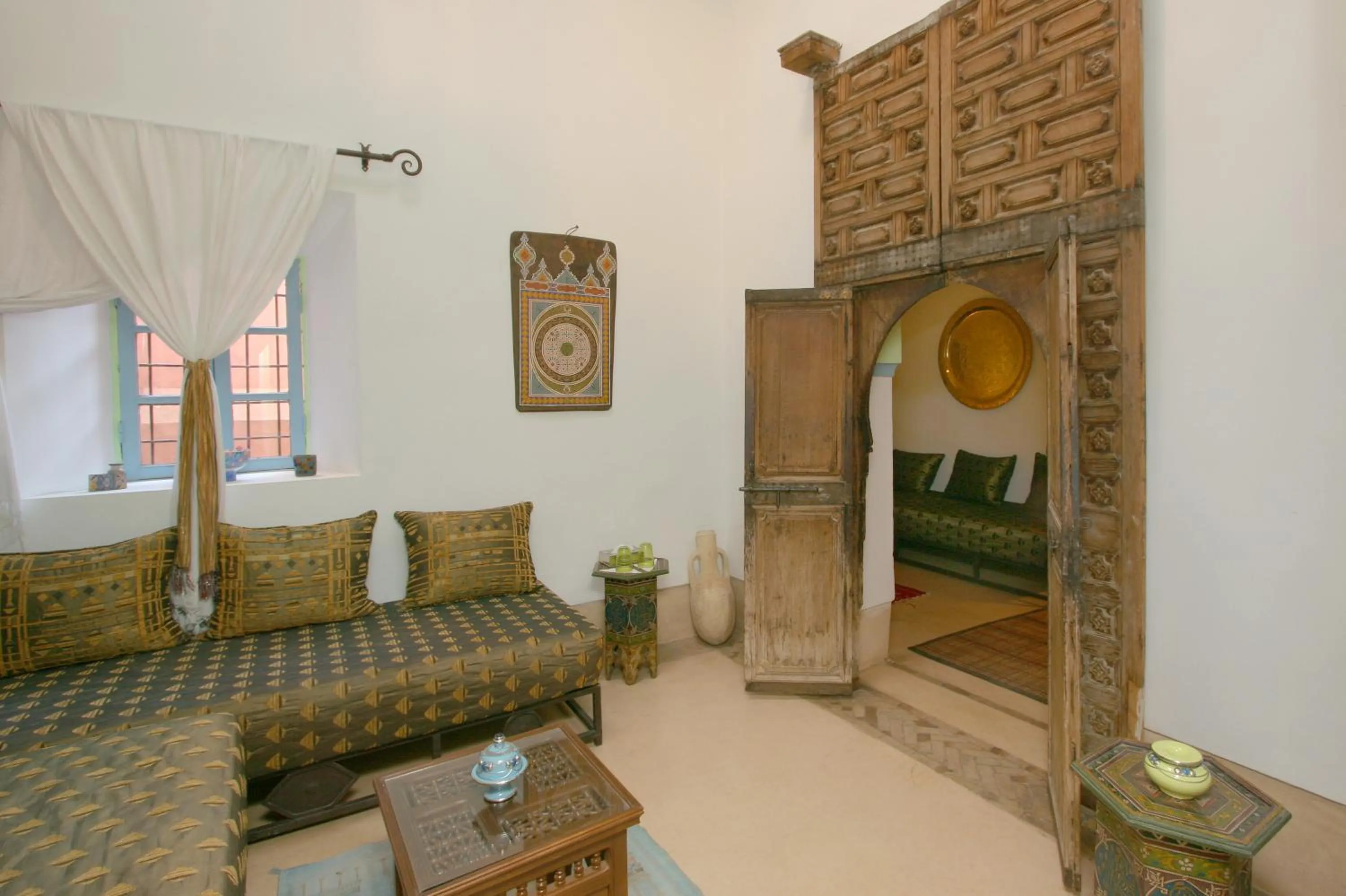 Seating area in Riad Karmela