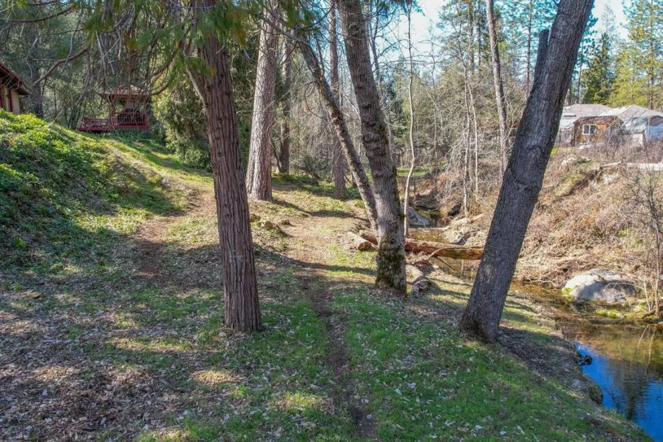 Nearby landmark in Forest Cabin by China Creek