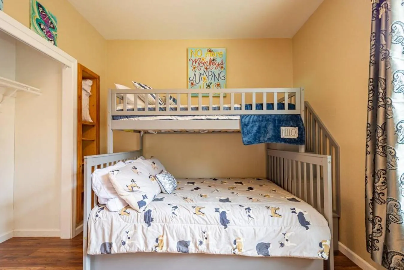 Bed in Forest Cabin by China Creek