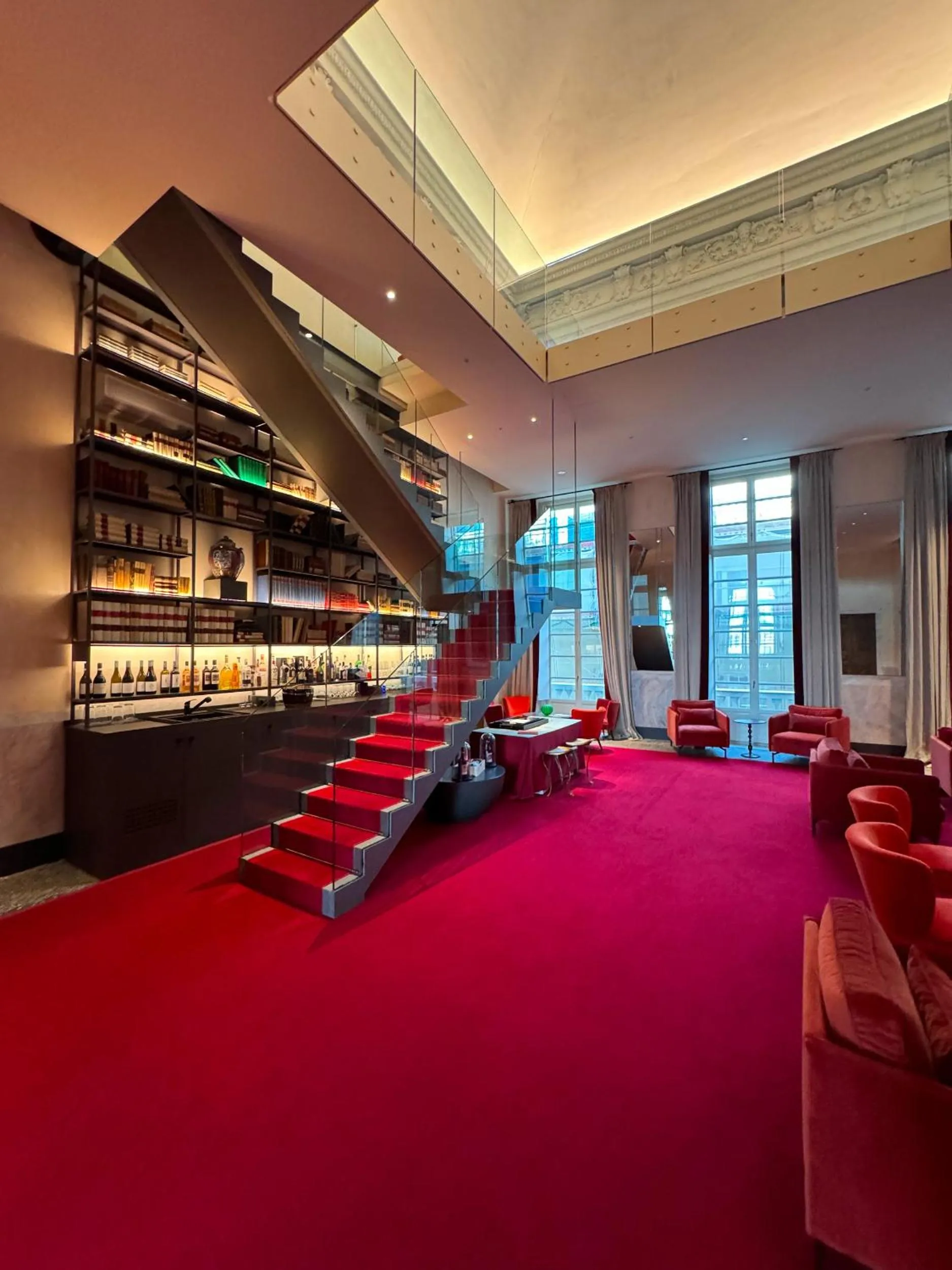 Lounge or bar in Hotel Palazzo Durazzo Suites