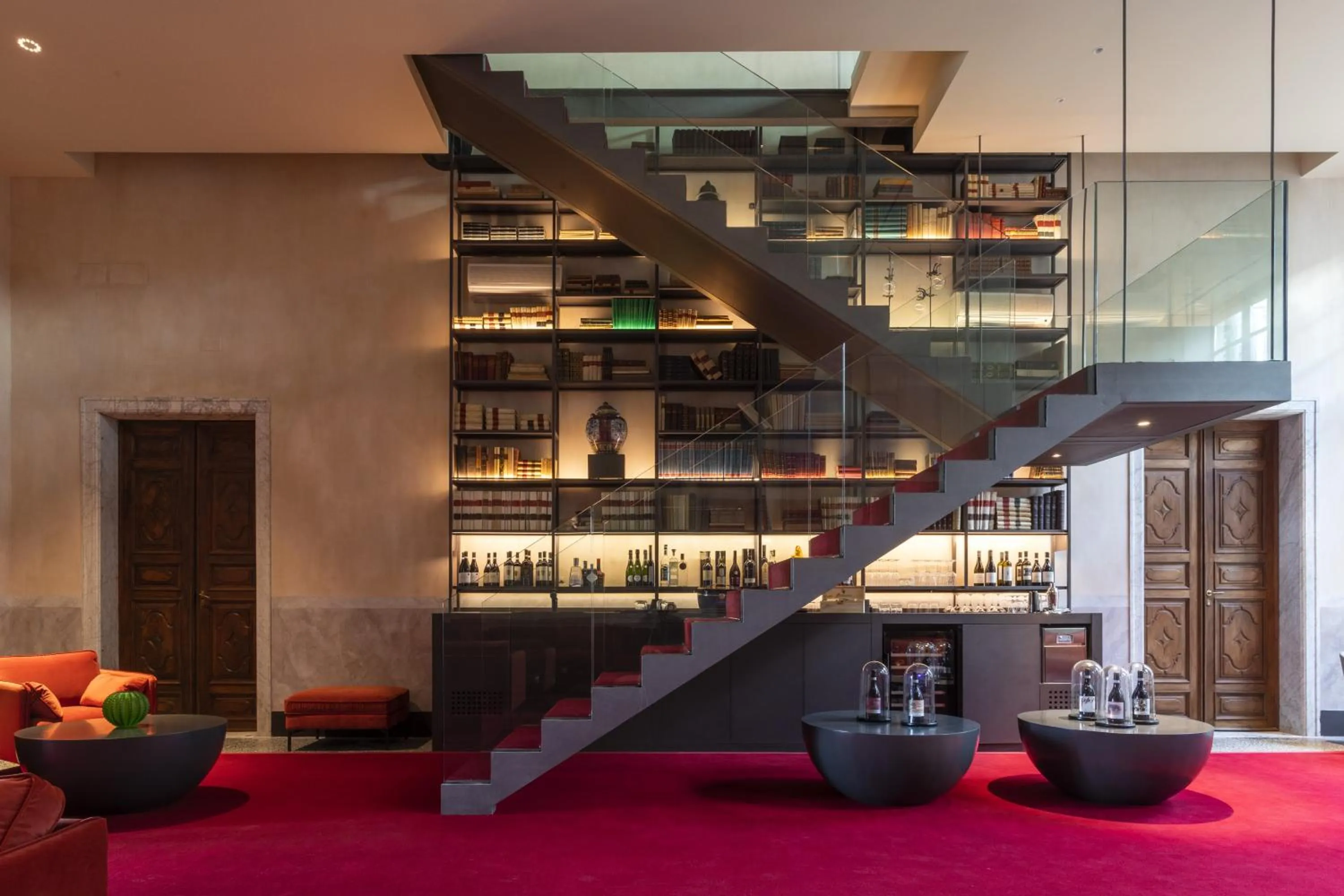 Lounge or bar in Hotel Palazzo Durazzo Suites