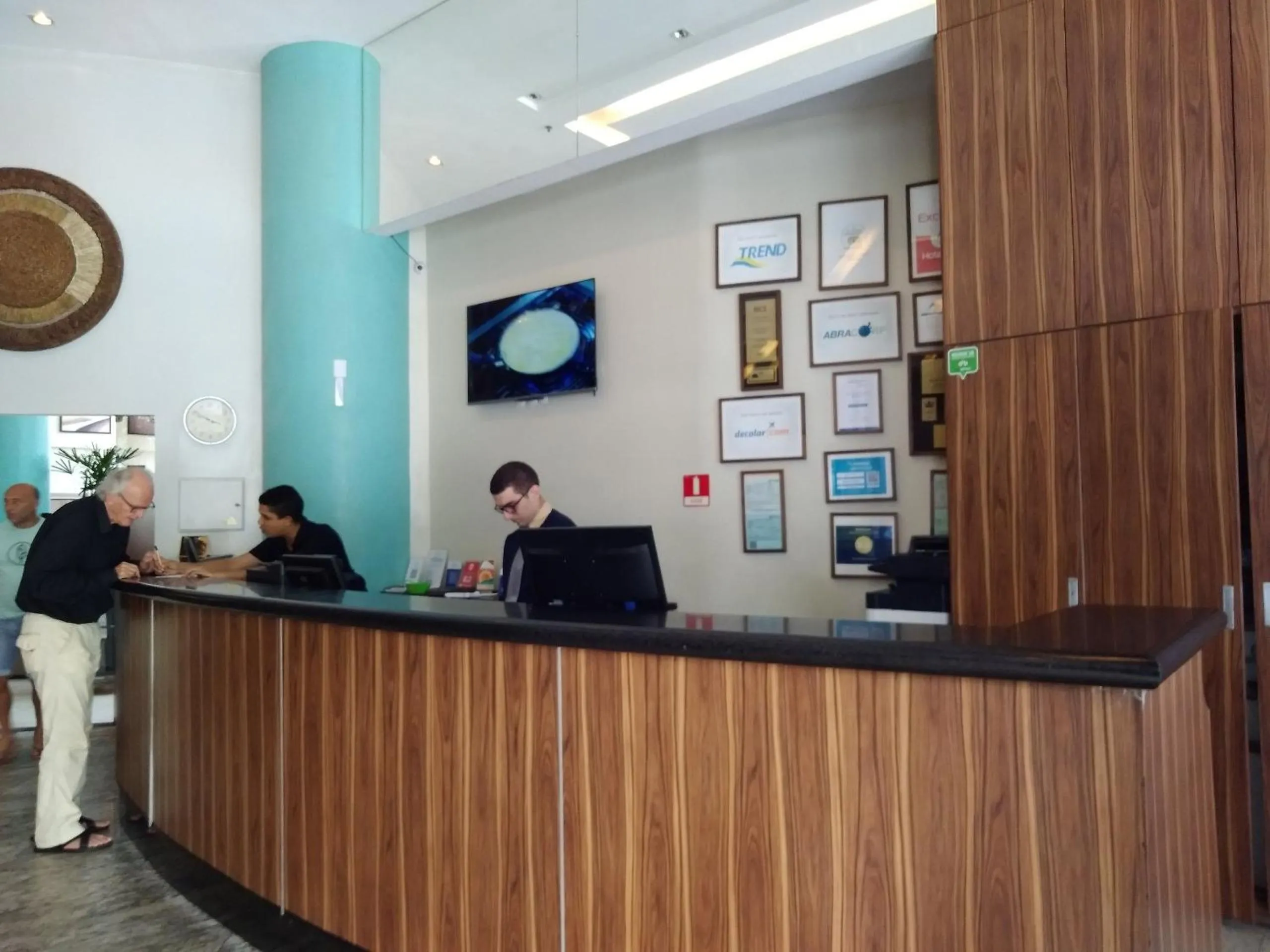 Lobby or reception in Flat Brasil Tropical Meireles by Escala