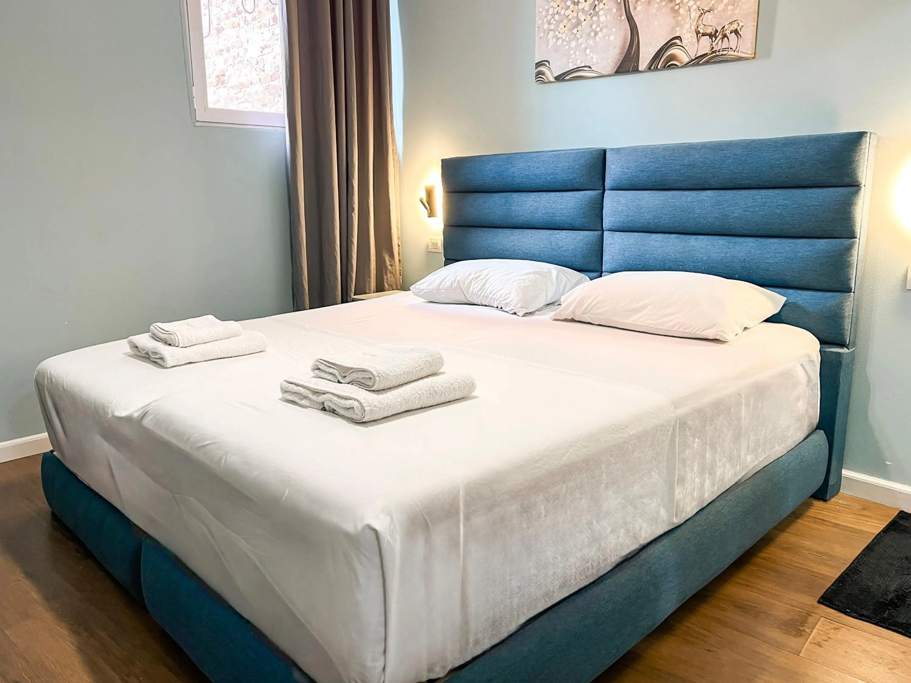 Bed in Hotel Tier Center