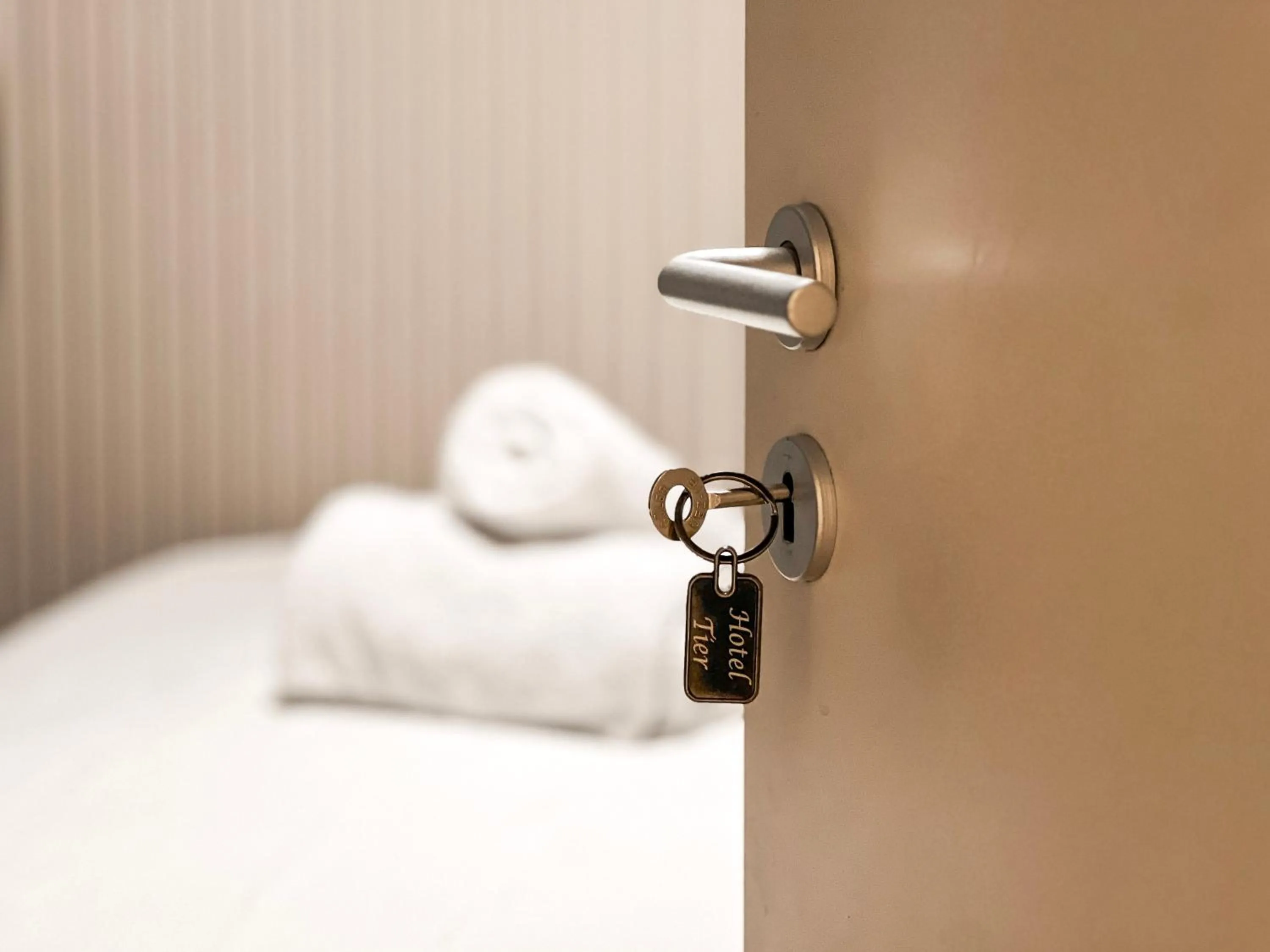 Bed in Hotel Tier Center