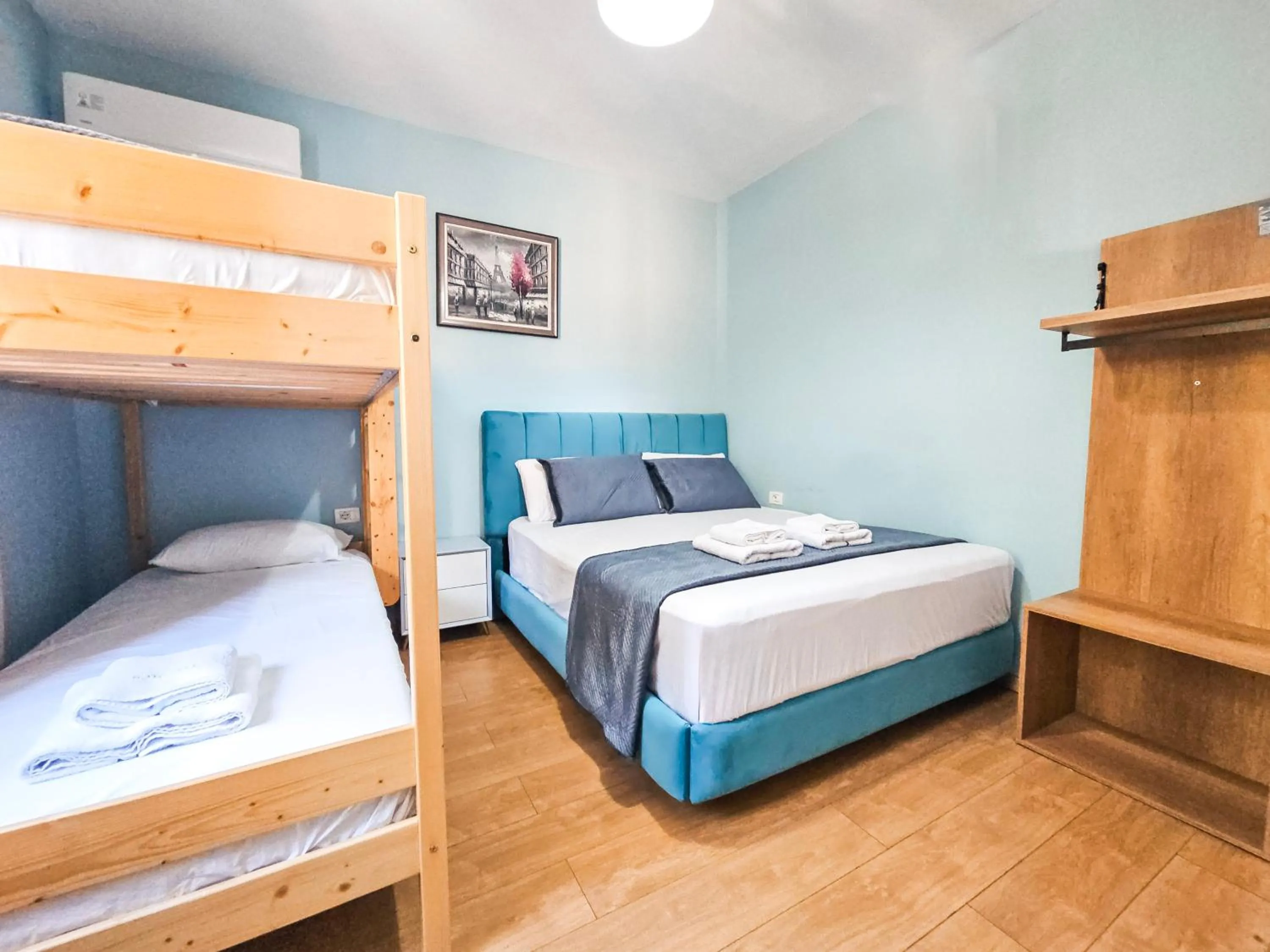 Bed in Hotel Tier Center