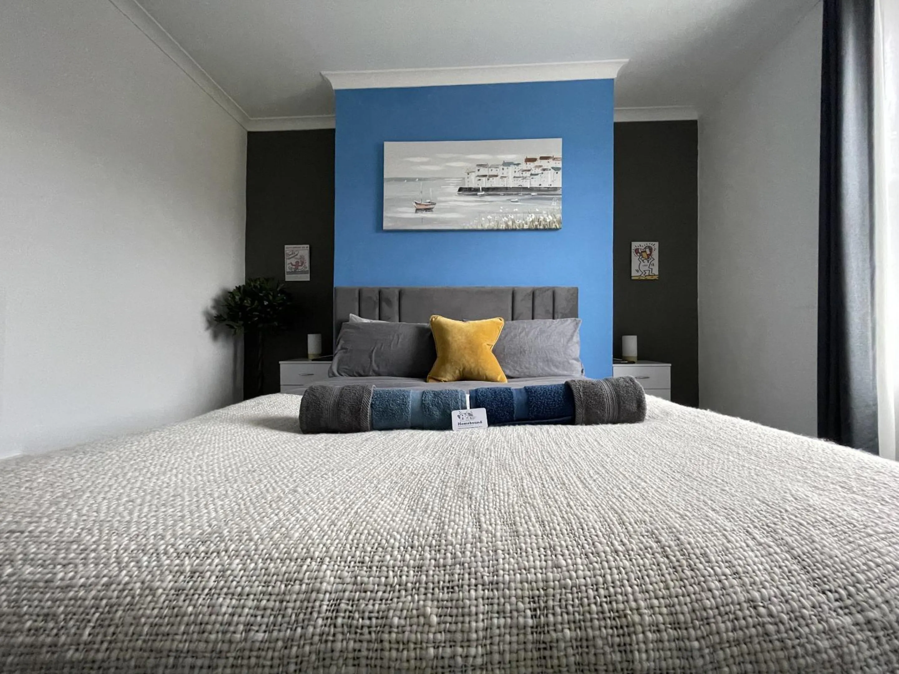 Bedroom, Bed in Coastal Comfort, Seaside Flat