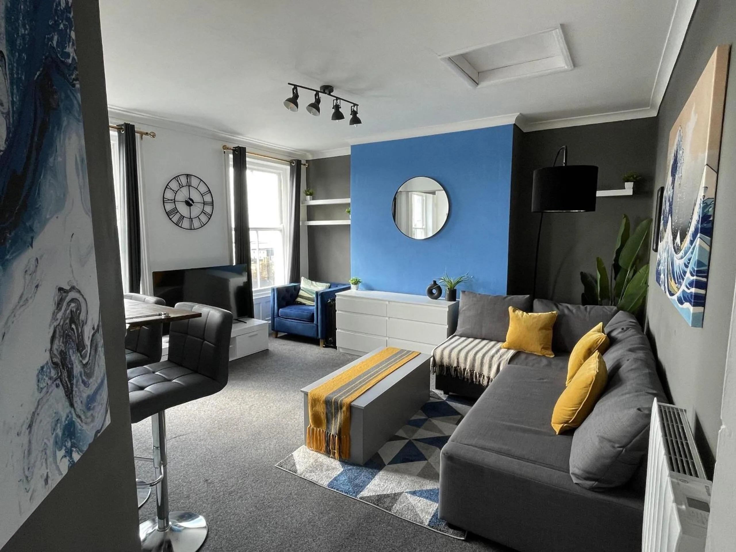 Living room in Coastal Comfort, Seaside Flat