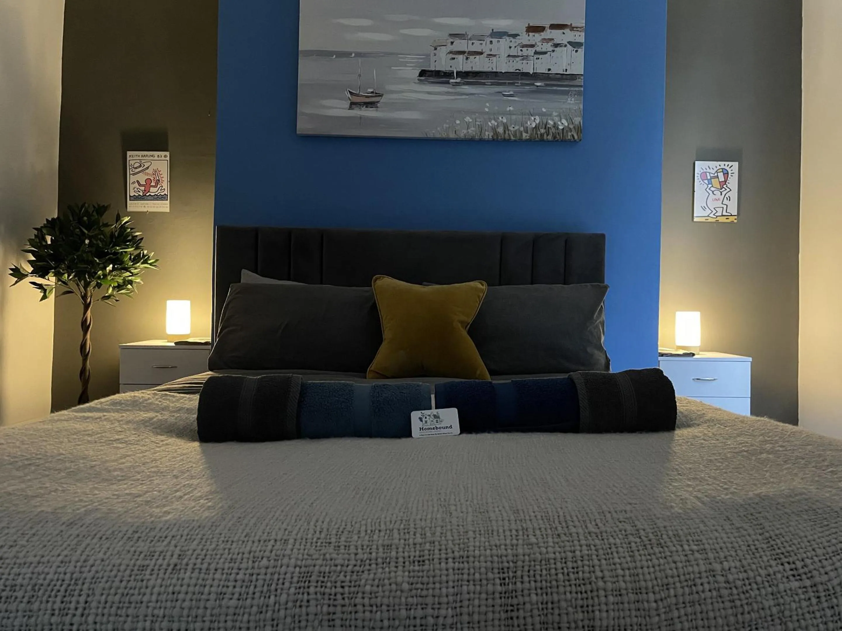Bedroom, Bed in Coastal Comfort, Seaside Flat