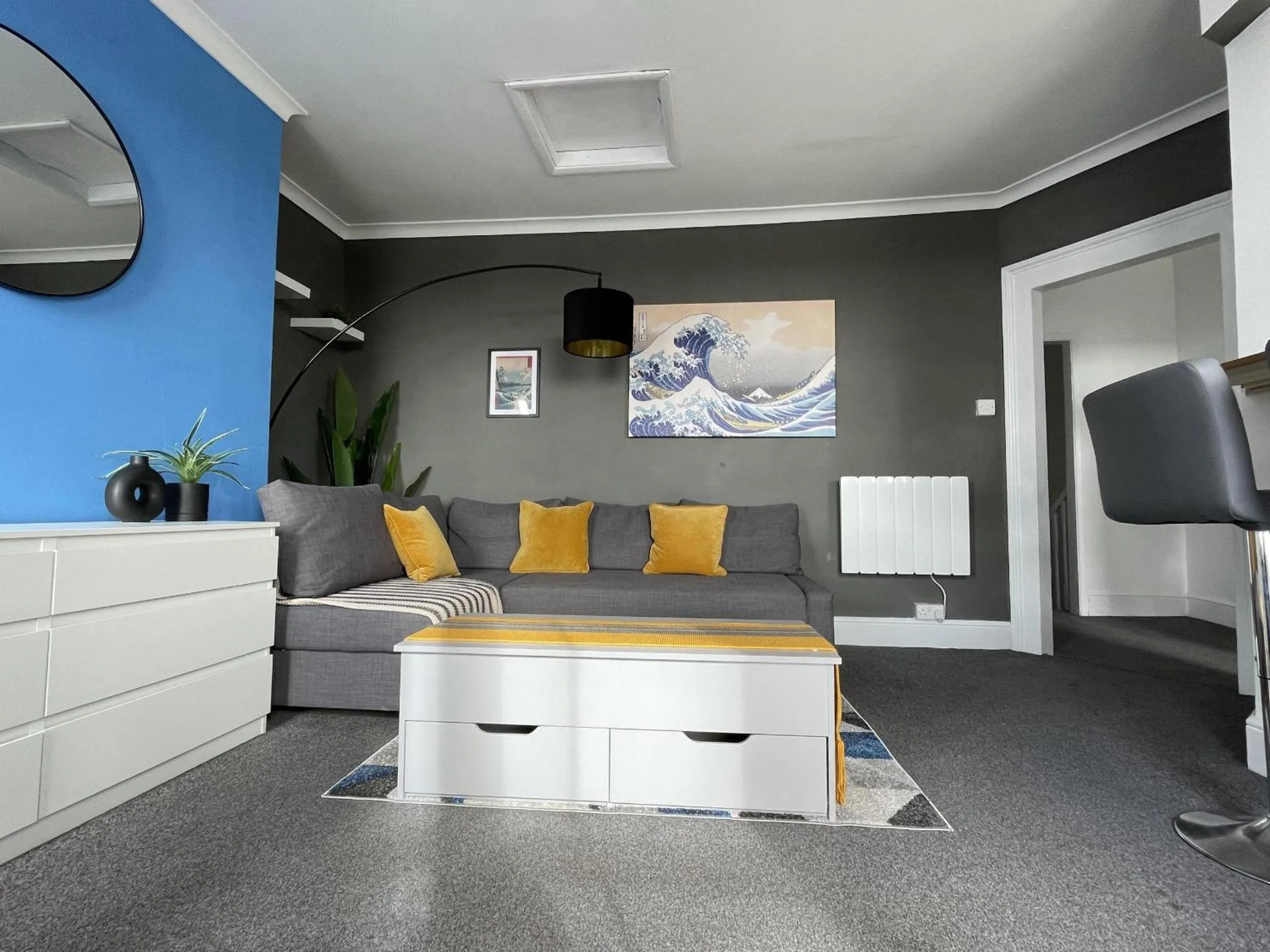 Living room in Coastal Comfort, Seaside Flat