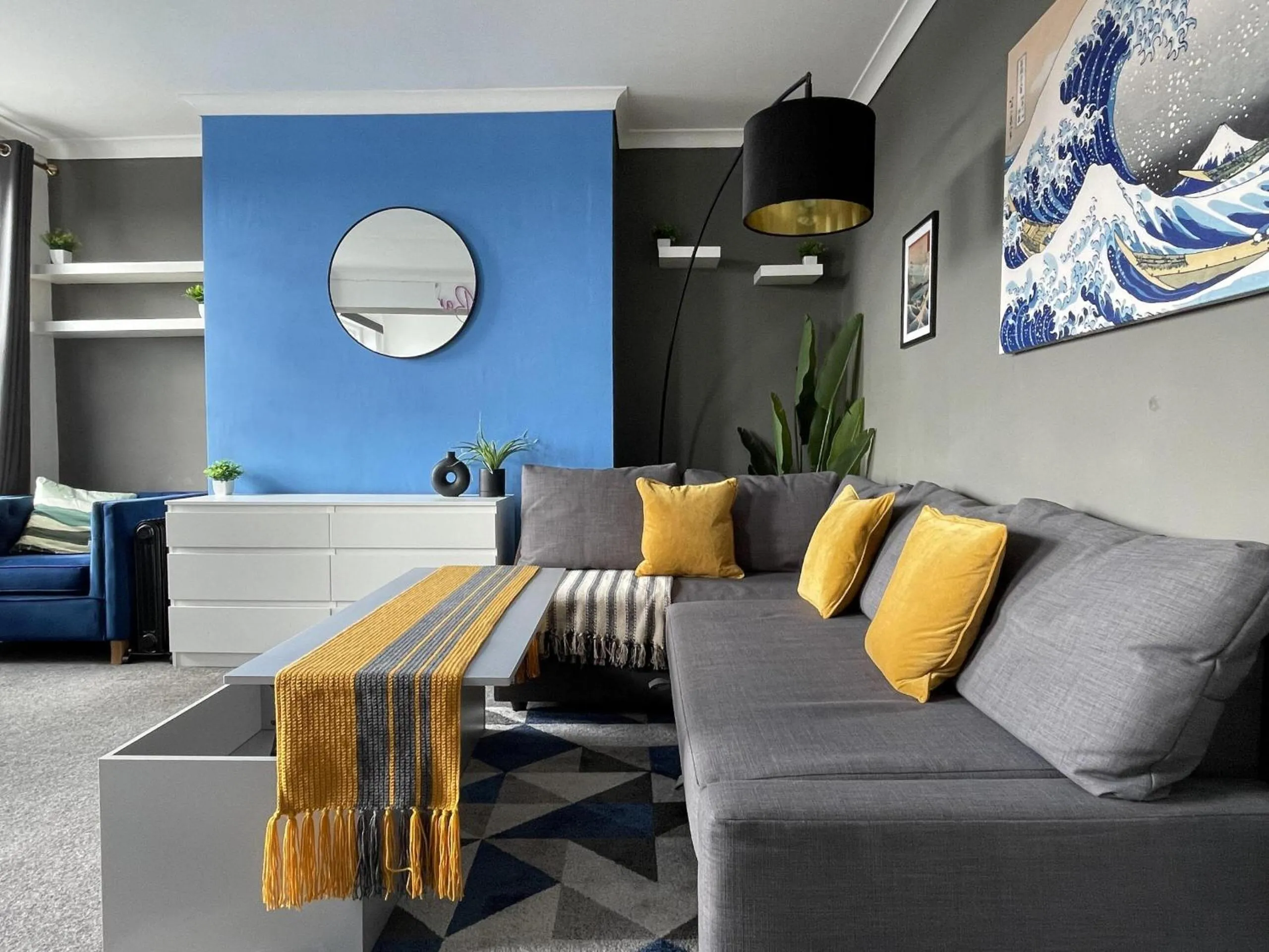 Living room in Coastal Comfort, Seaside Flat