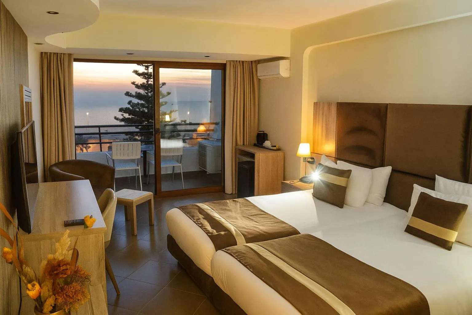 Bed in Anezi Tower Hotel