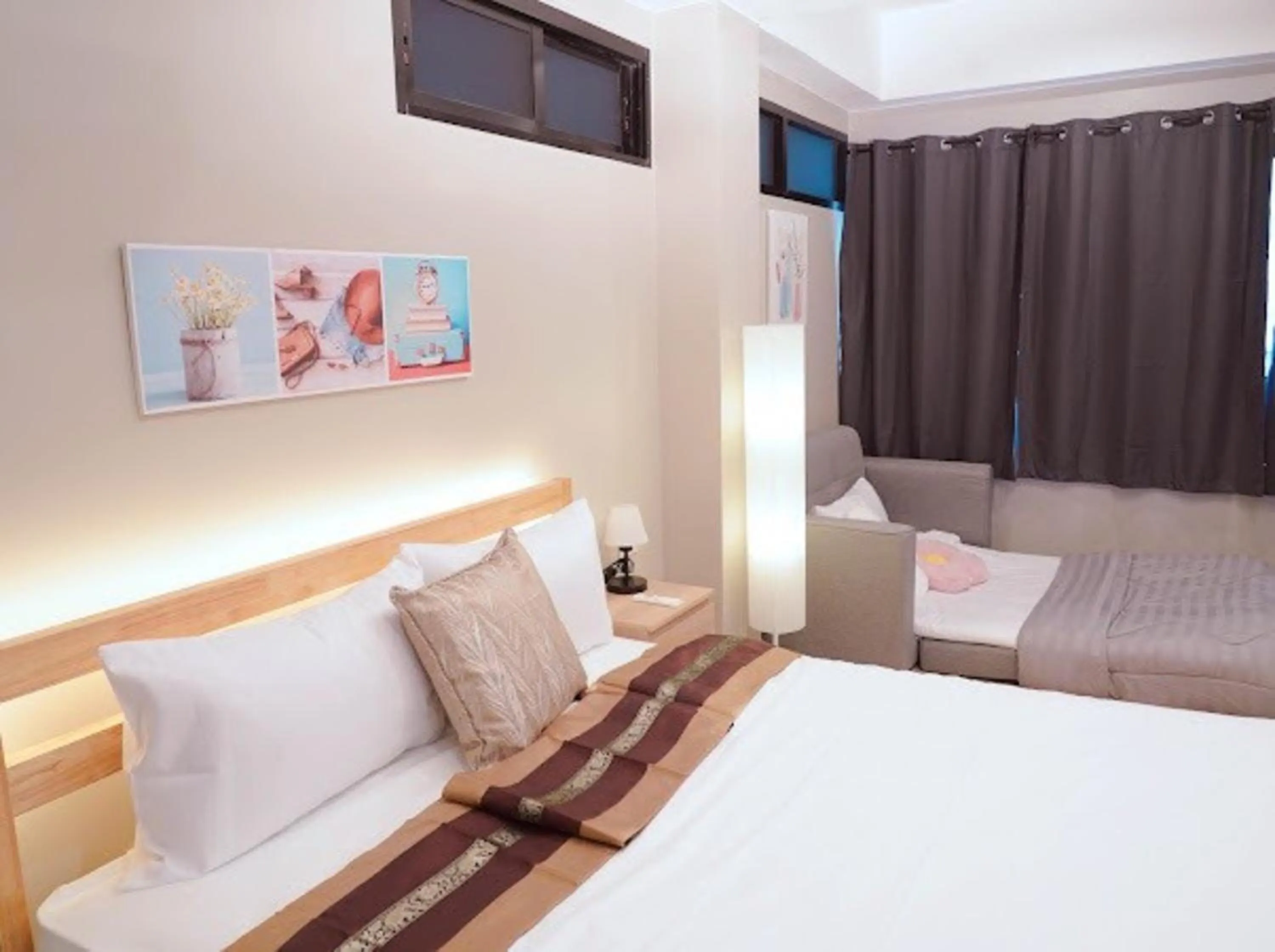 Bed in BnB98 Silom Hotel