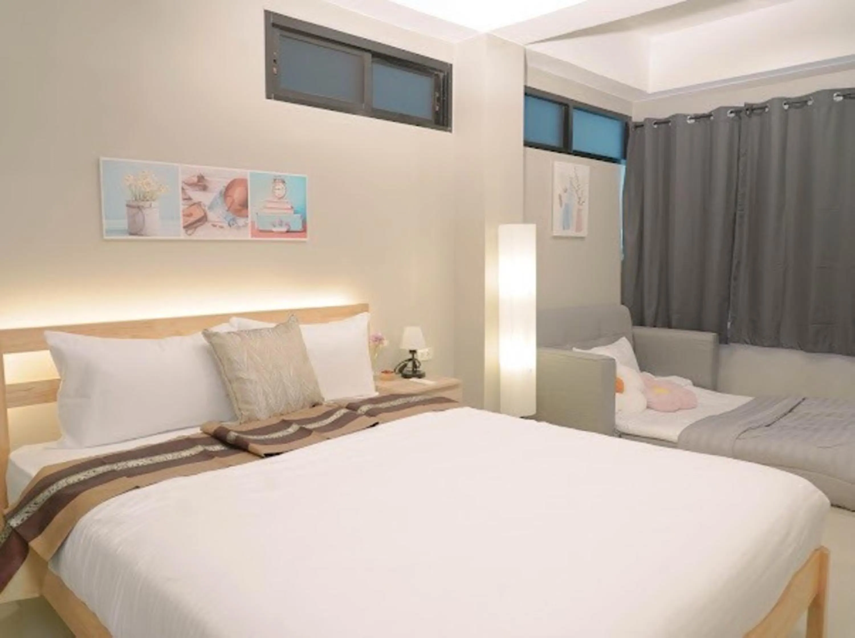 Bed in BnB98 Silom Hotel