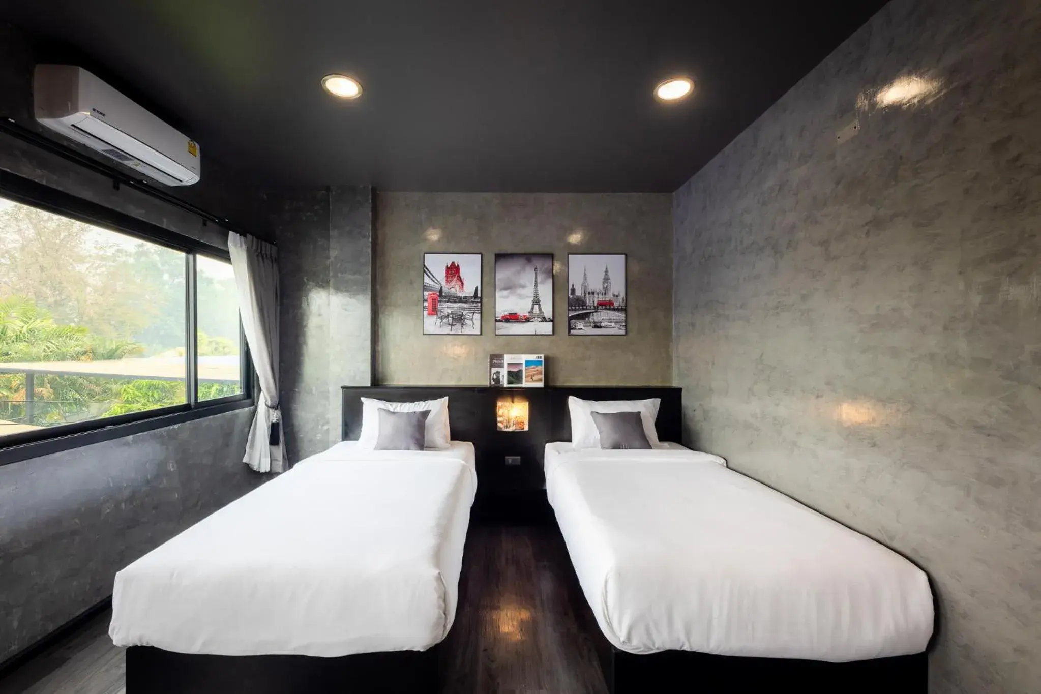 Twin Room in The View Chiang Dao Twin Room in The View Chiang Dao