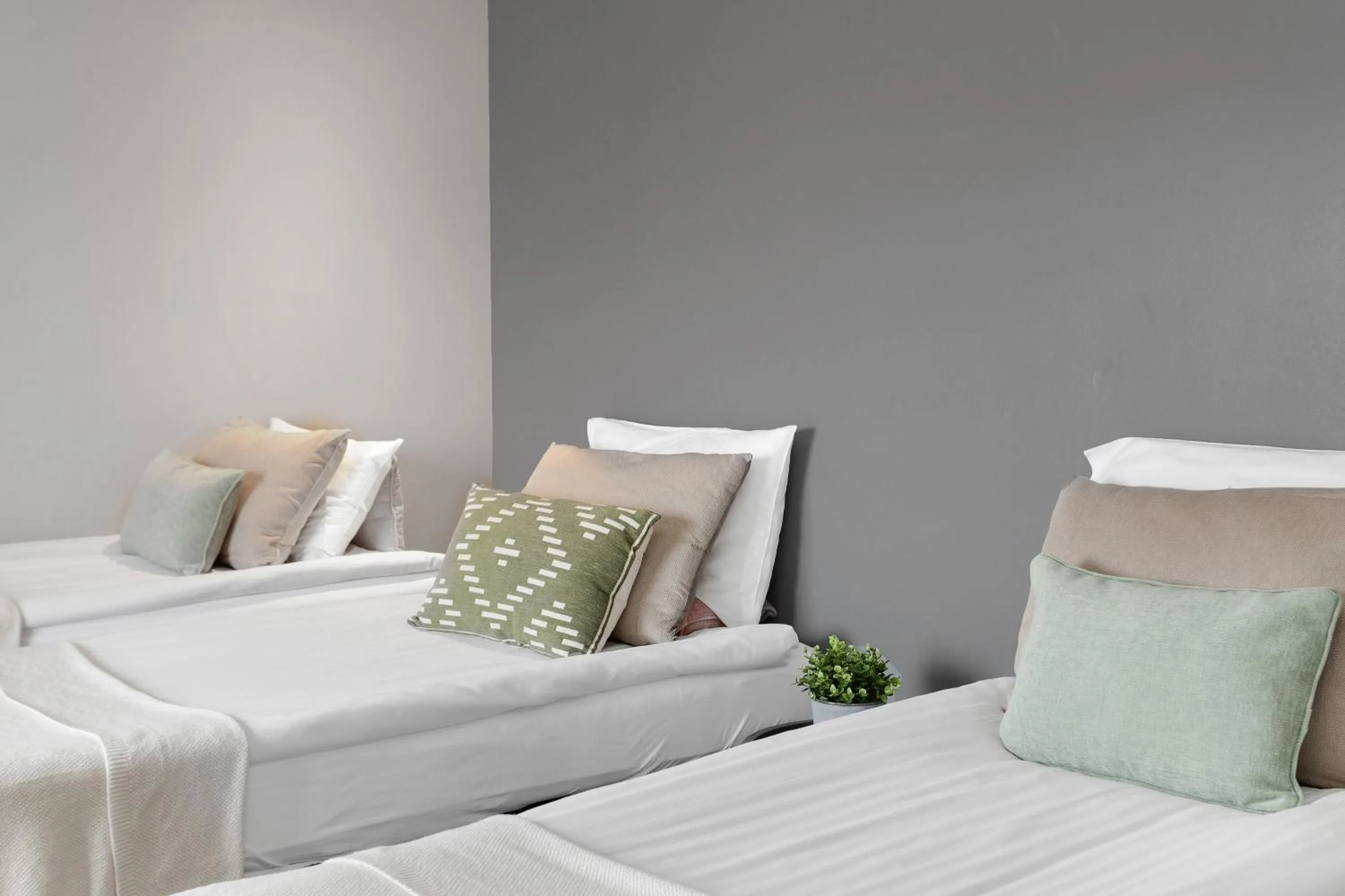 Bed in Konvin Hotel by Reykjavik Keflavik Airport