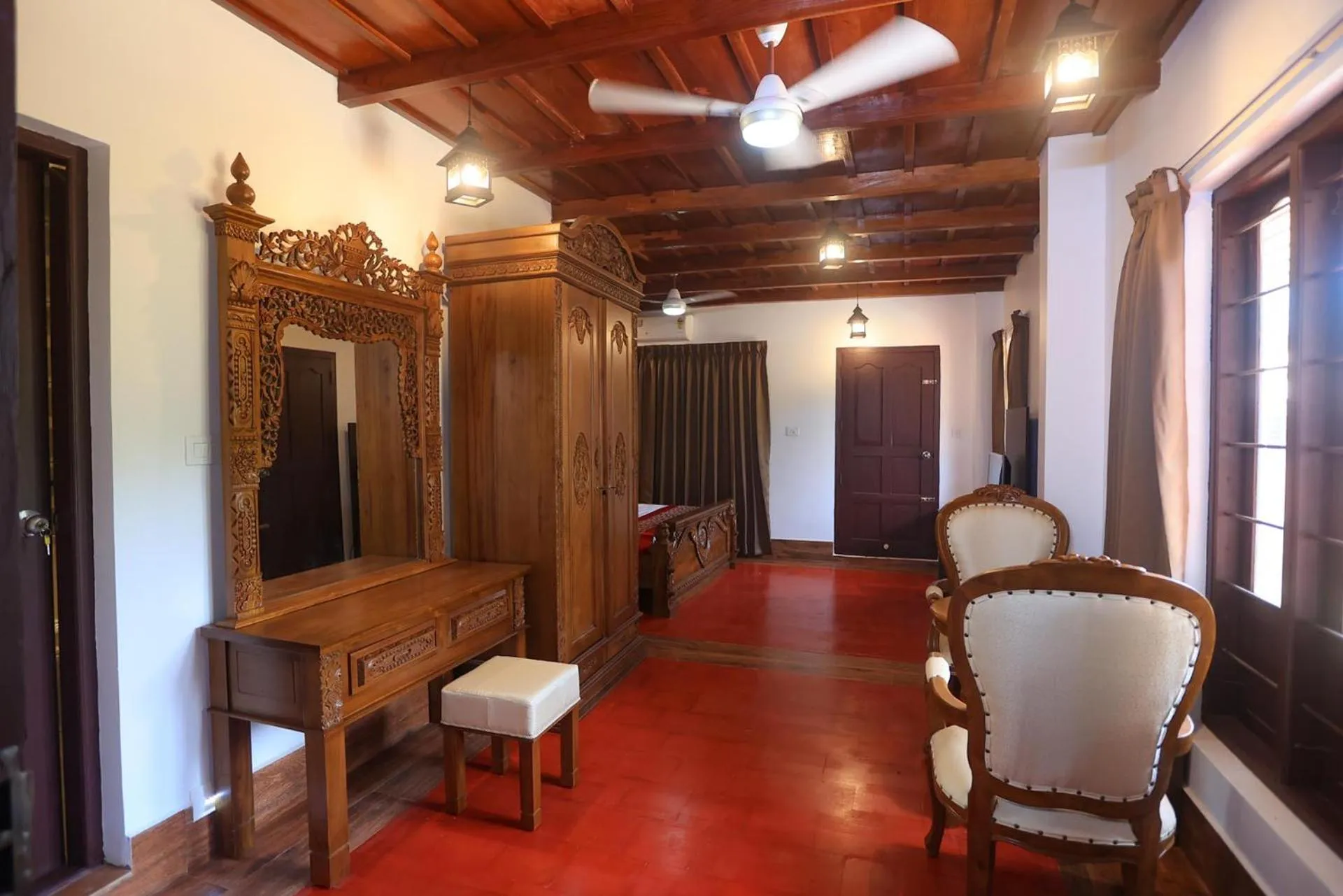 Seating area in Heaven Inn Munnar