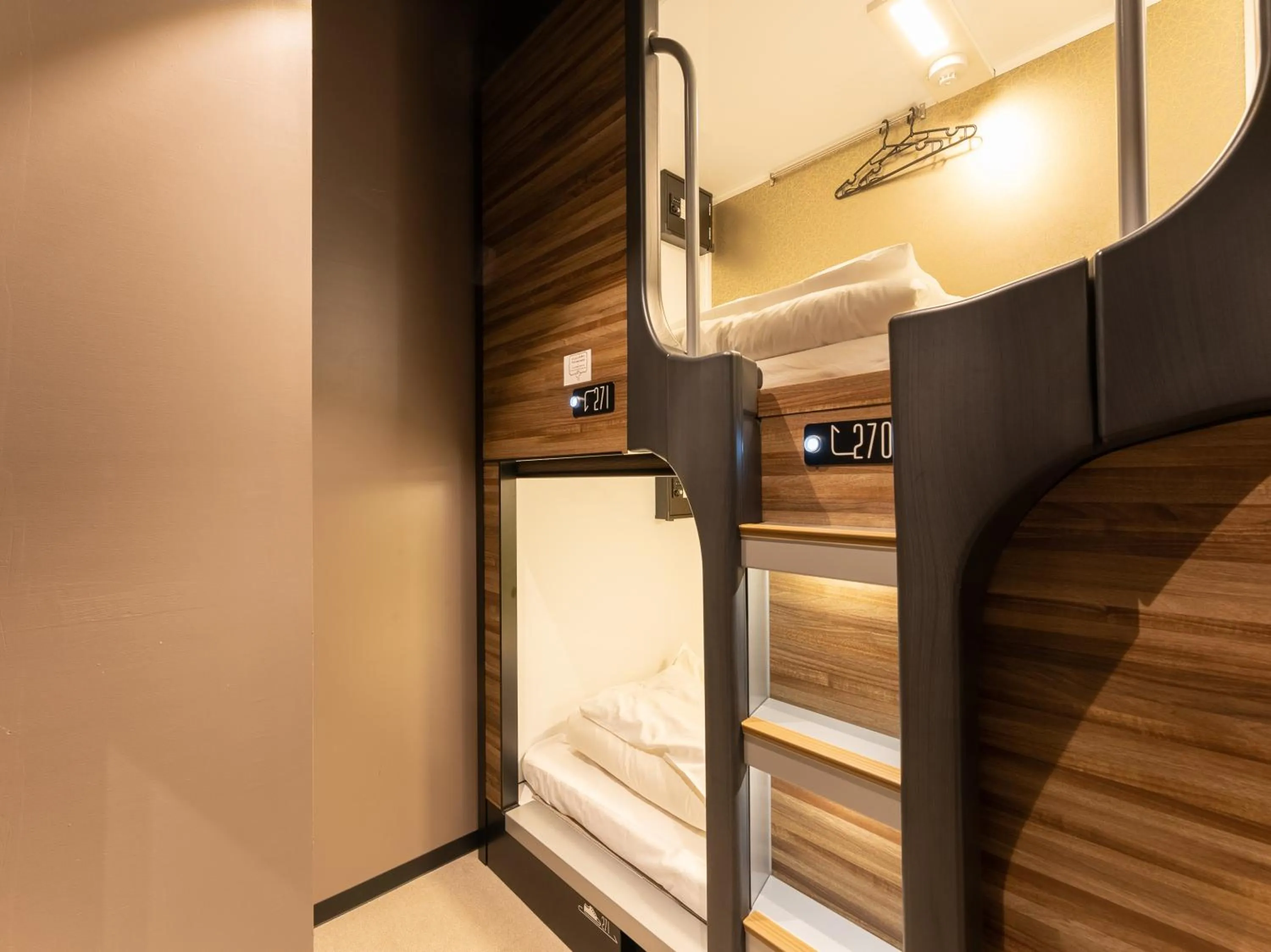 Photo of the whole room, Bed in Tabist MAYUDAMA CABIN