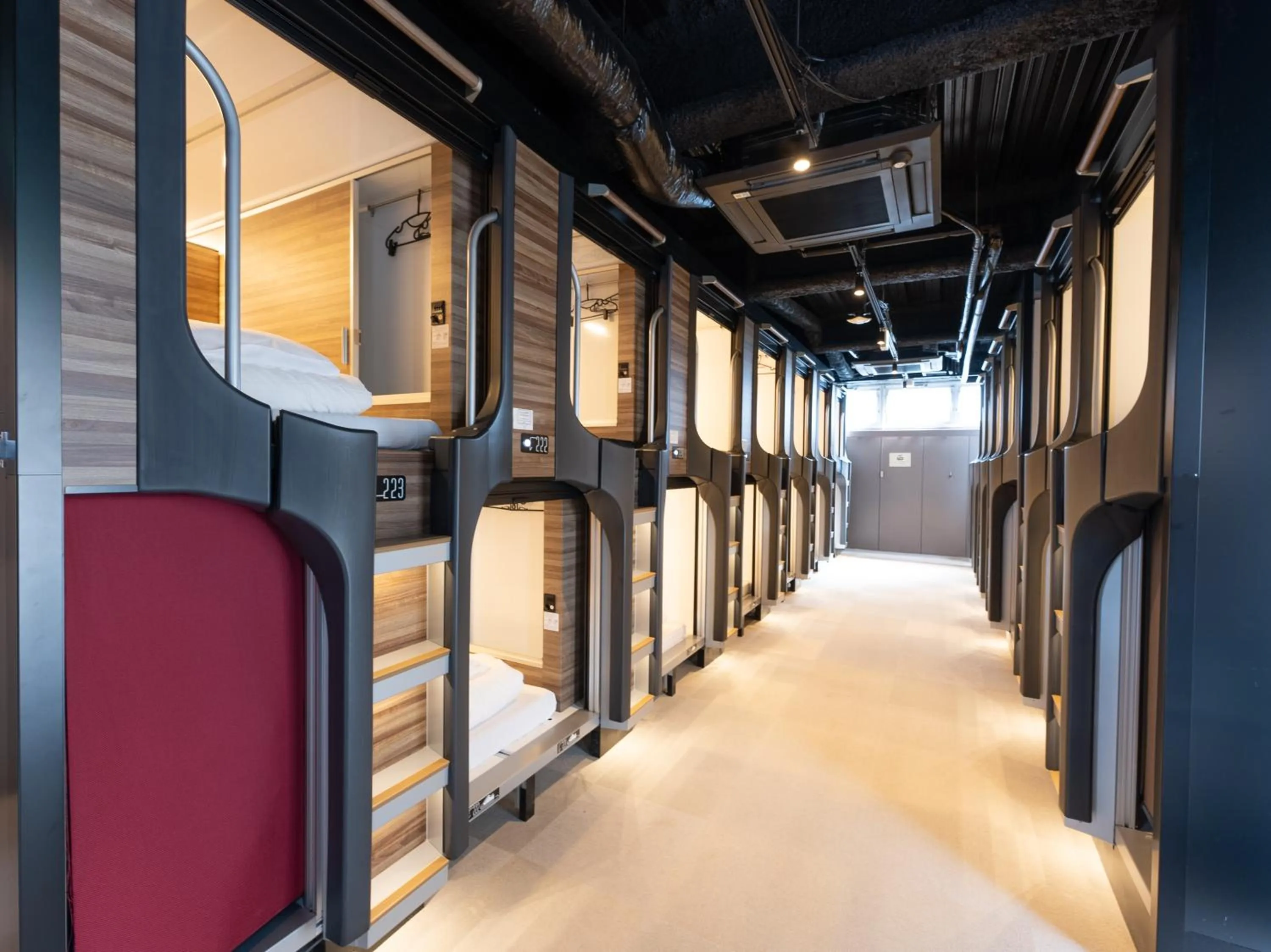 Photo of the whole room, Bed in Tabist MAYUDAMA CABIN