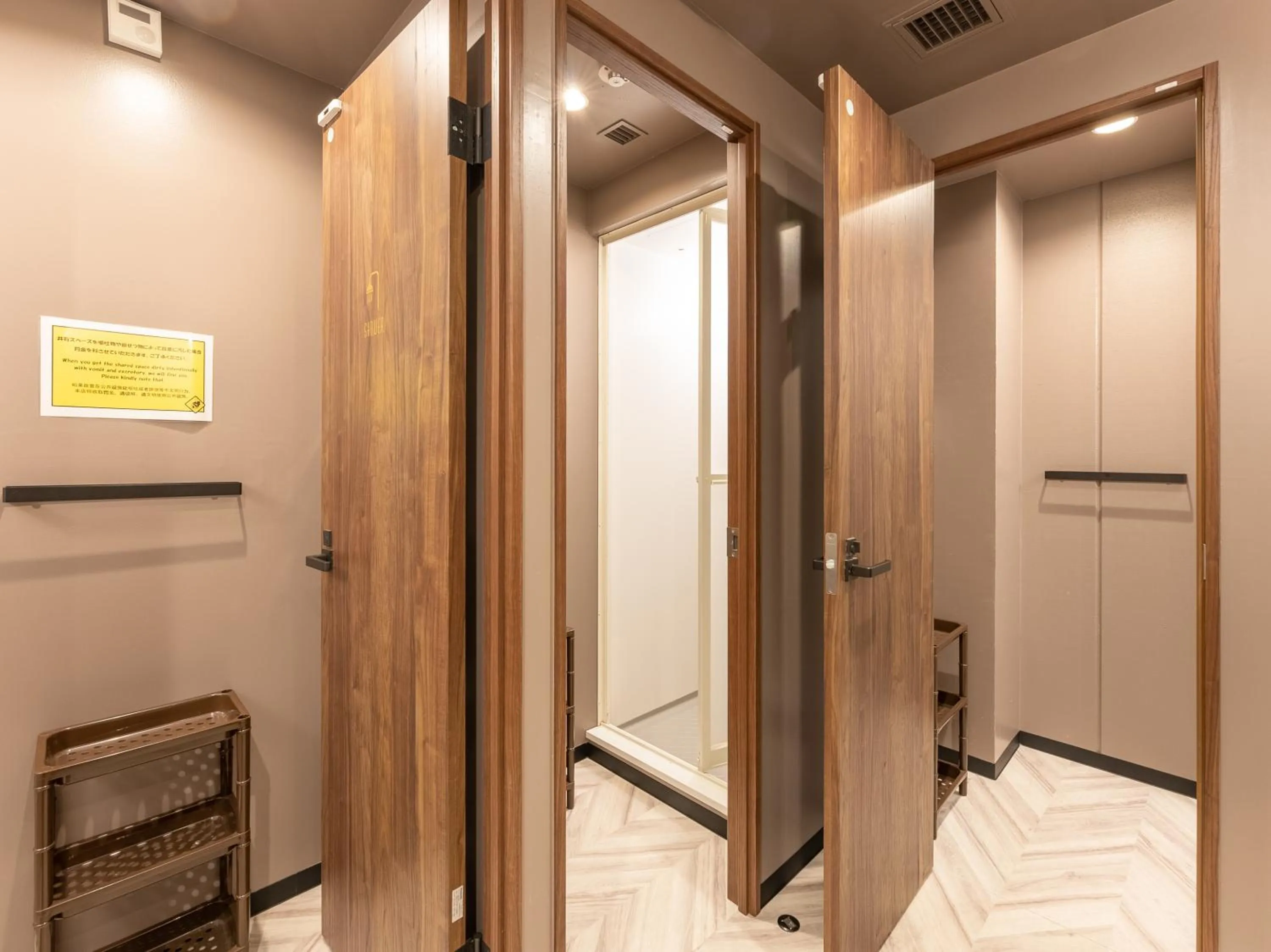 Shower in Tabist MAYUDAMA CABIN