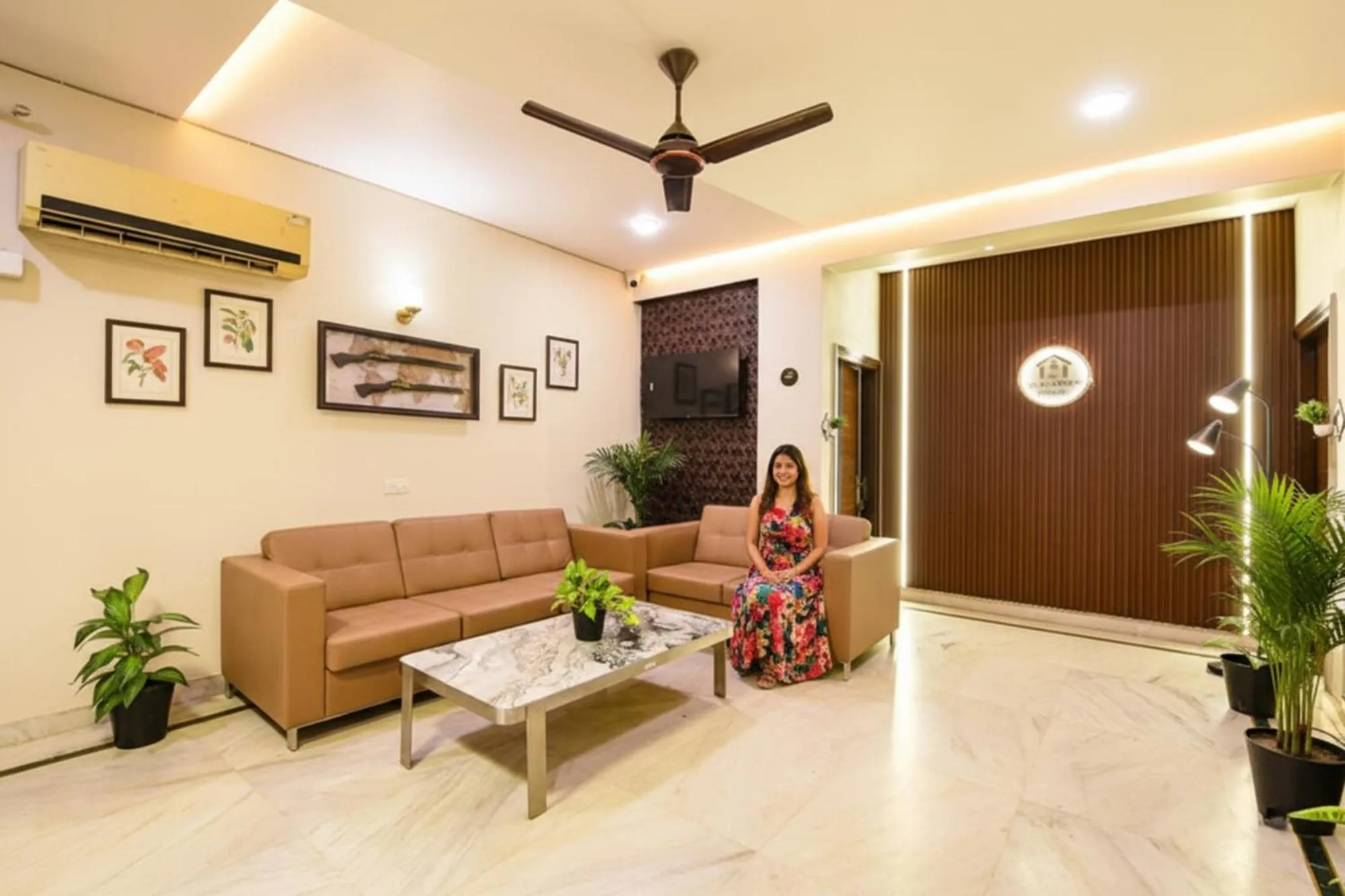 Living room in FabHotel Next Home Prime