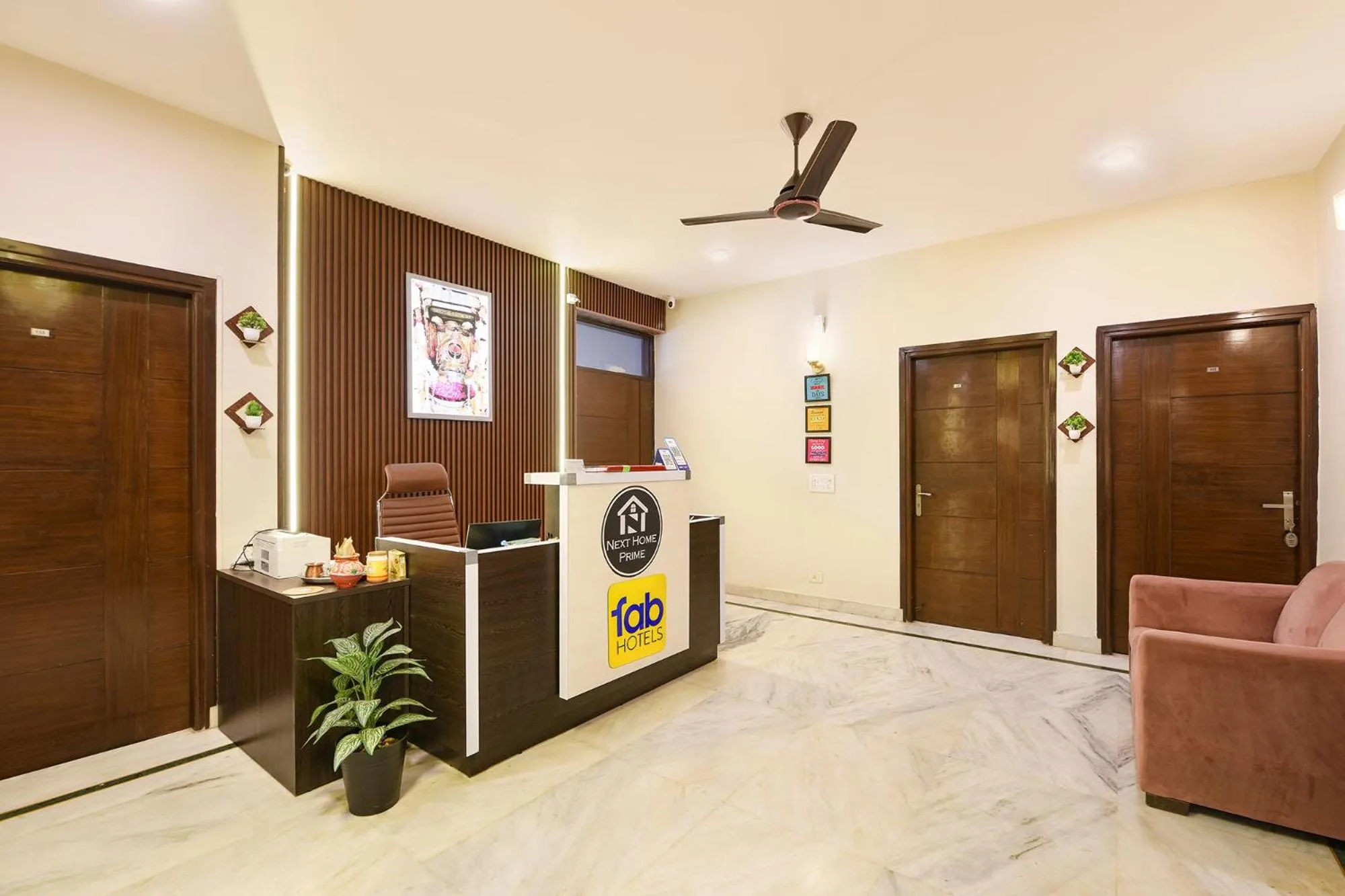 Lobby or reception in FabHotel Next Home Prime