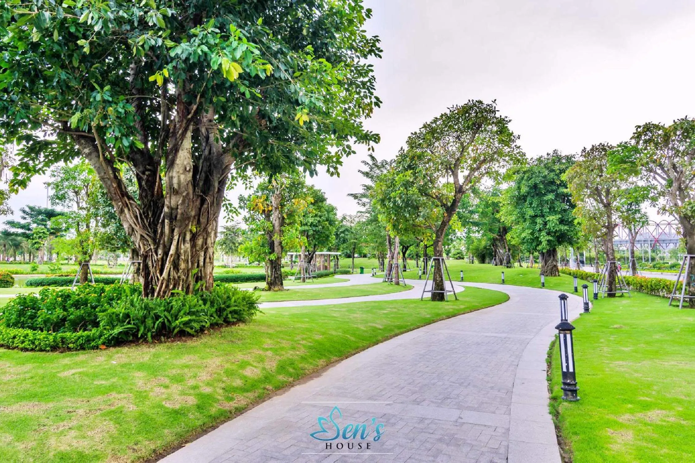 Garden view in Sens House Saigon - Serviced Apartments in Vinhomes Central Park