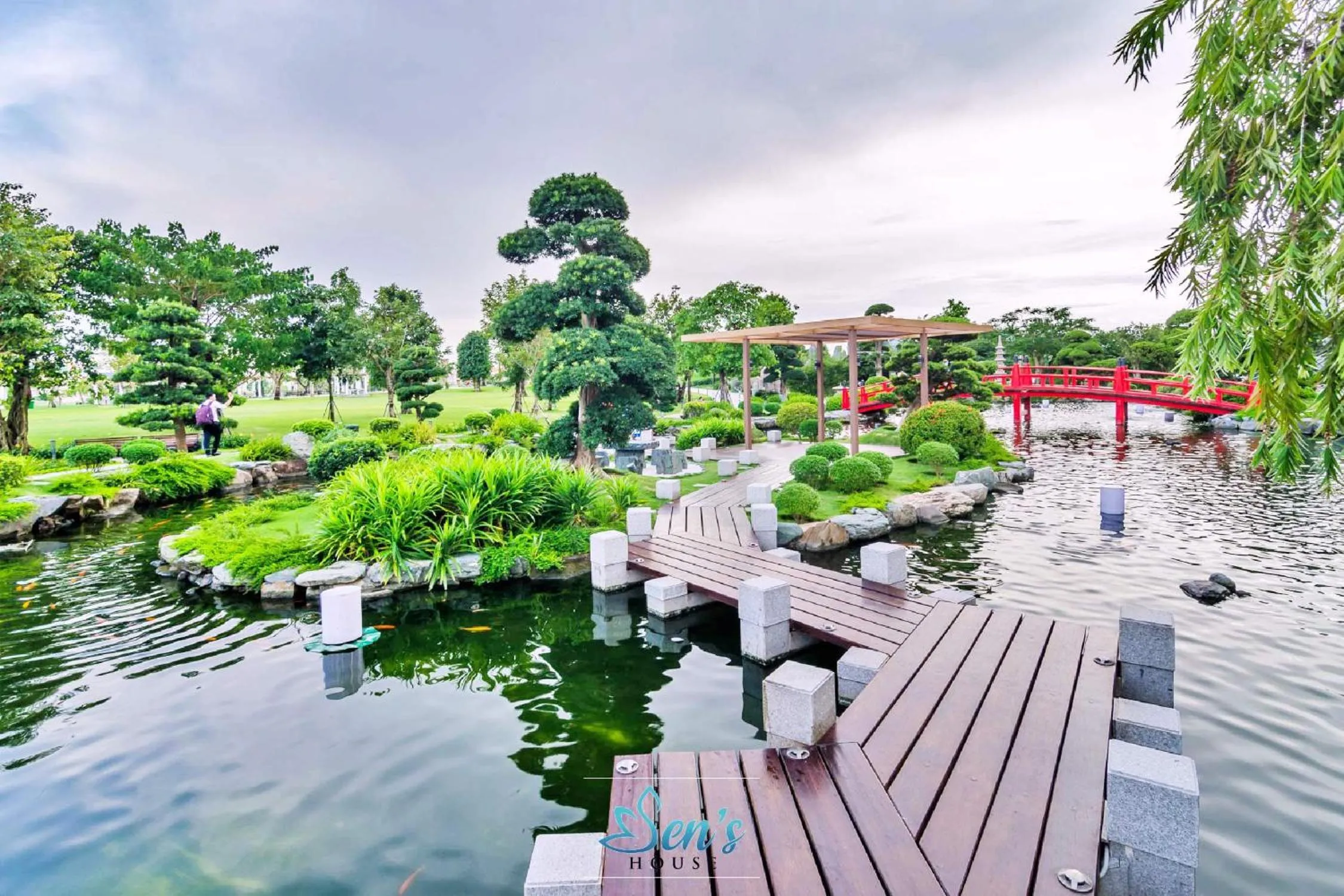 Garden in Sens House Saigon - Serviced Apartments in Vinhomes Central Park