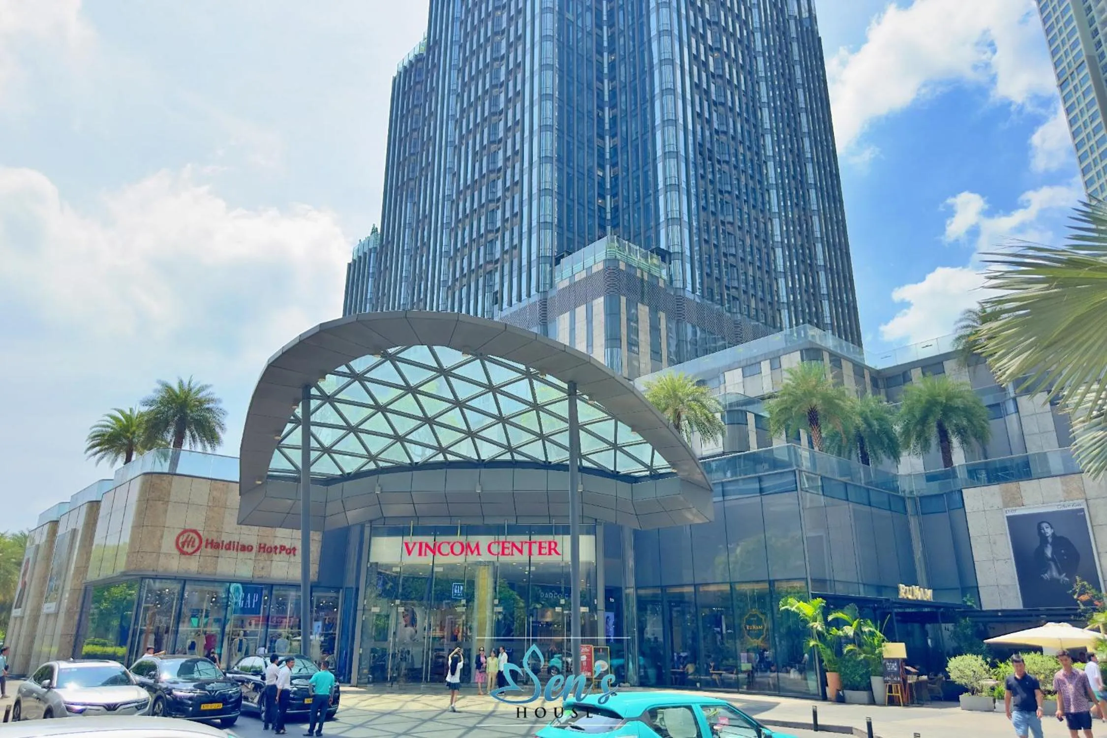 Shopping Area in Sens House Saigon - Serviced Apartments in Vinhomes Central Park