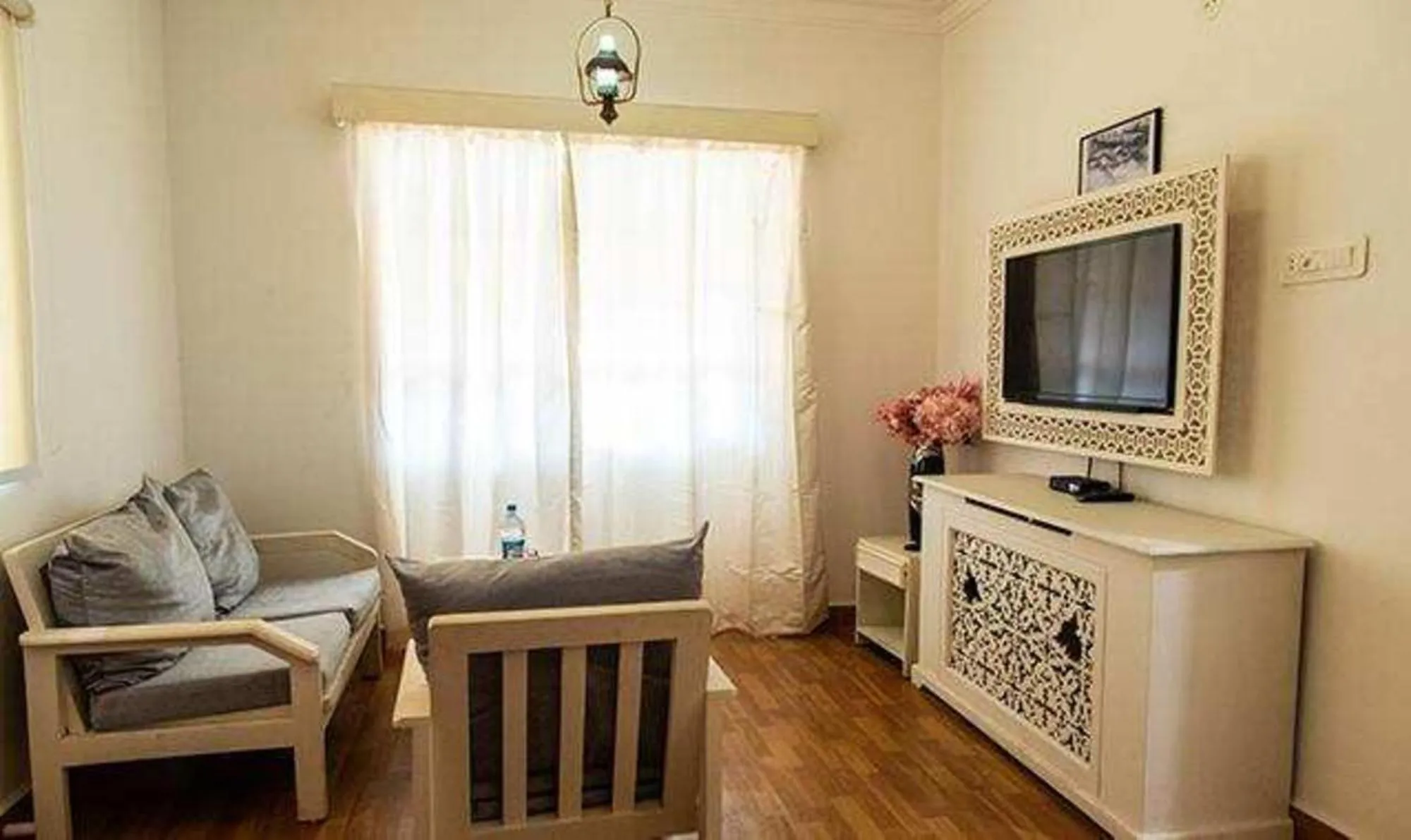 TV and multimedia in Via Toro Highland Beach Resort With Pool - 500M From Candolim Beach