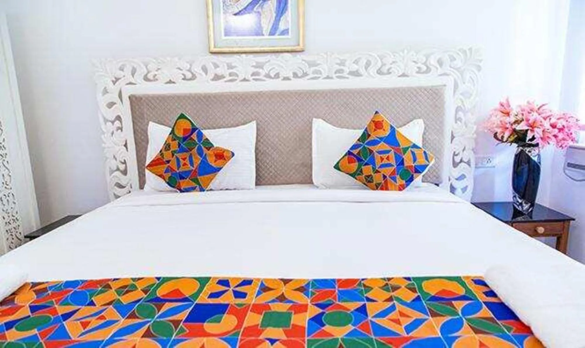 Bed in Via Toro Highland Beach Resort With Pool - 500M From Candolim Beach