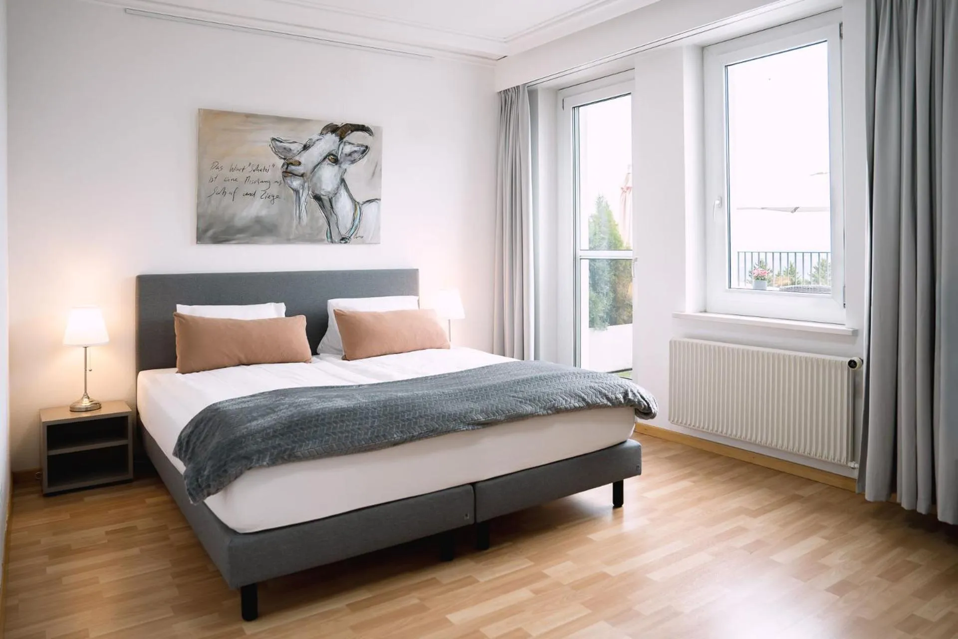 View (from property/room), Bed in Hotel & Restaurant Nollen