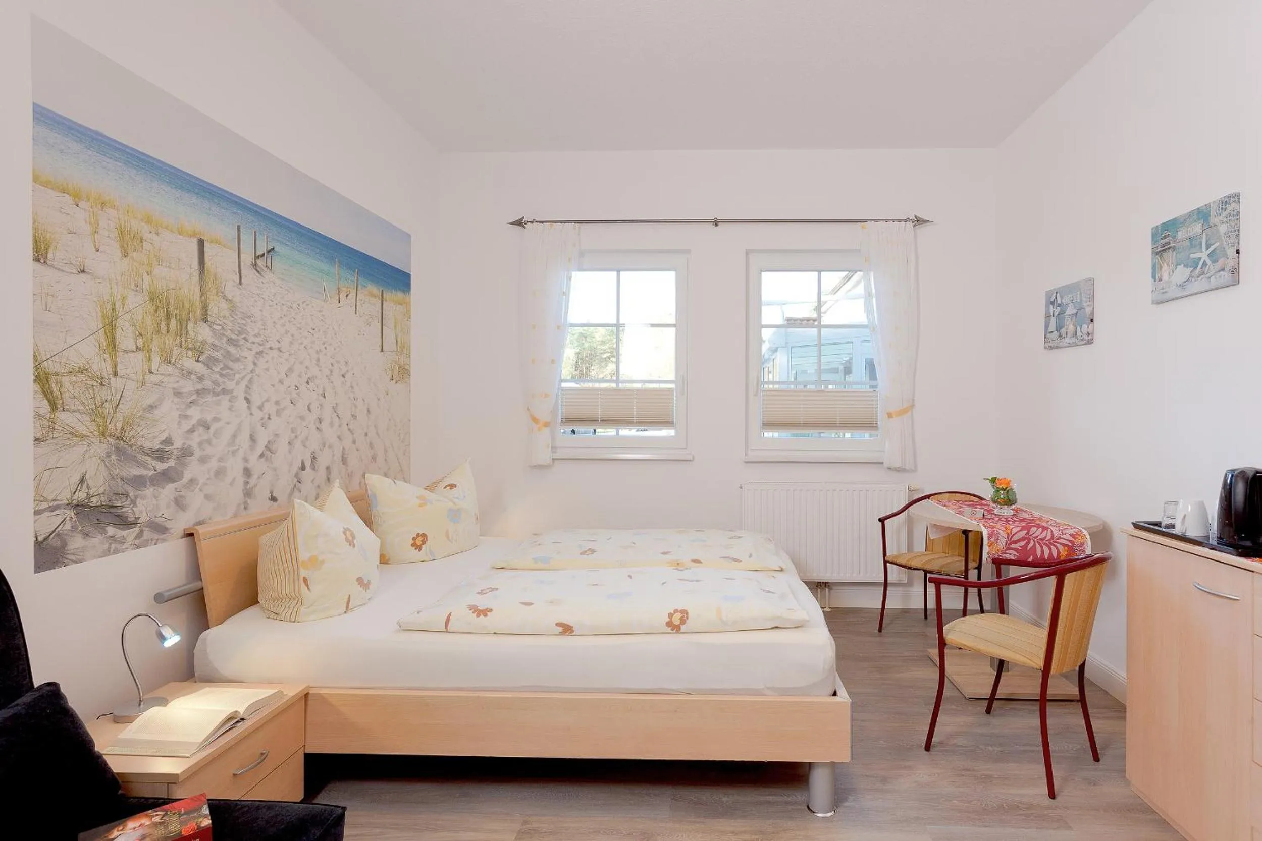 Bed in Strandhotel Sanddorn