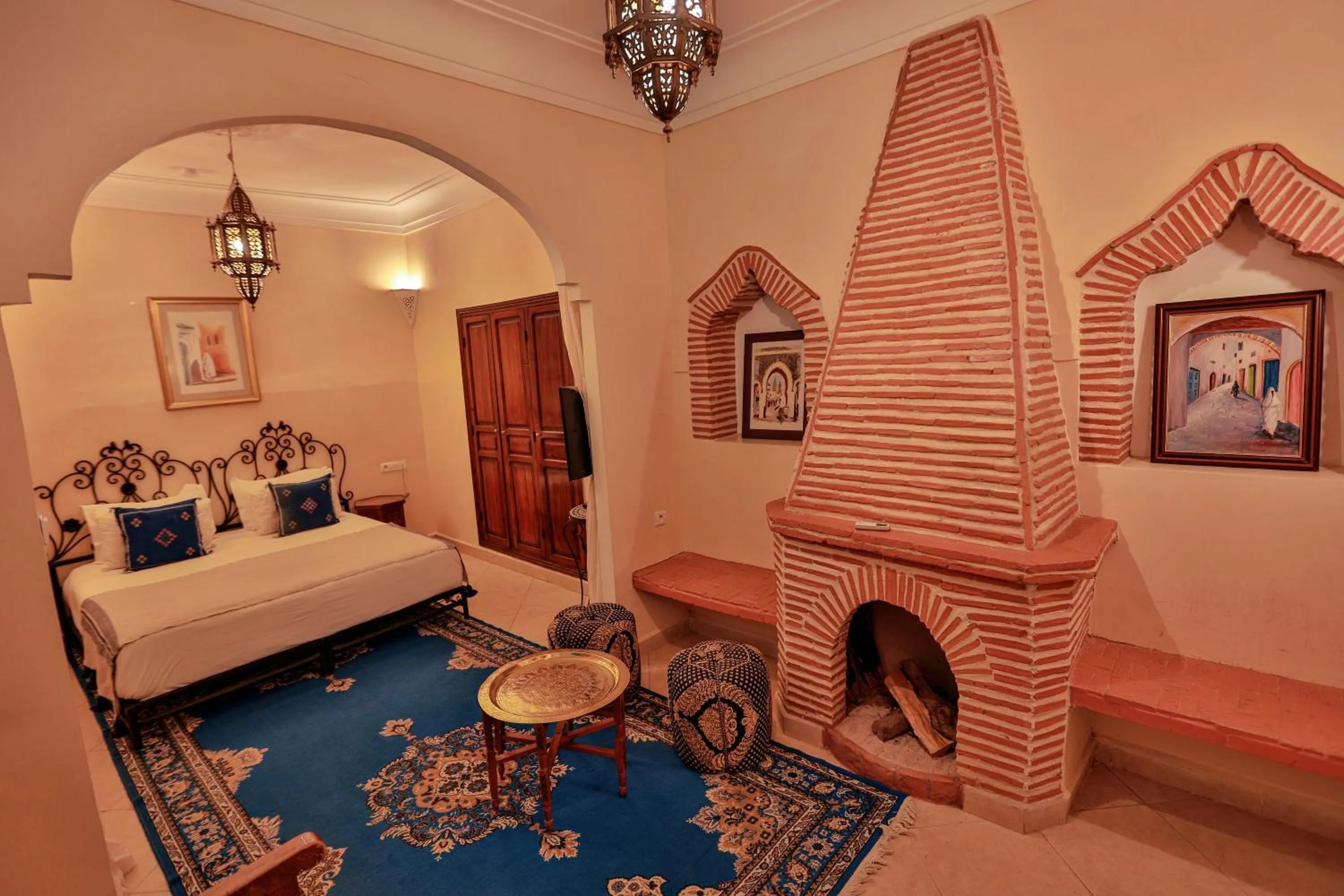 Bed in Riad Catalina