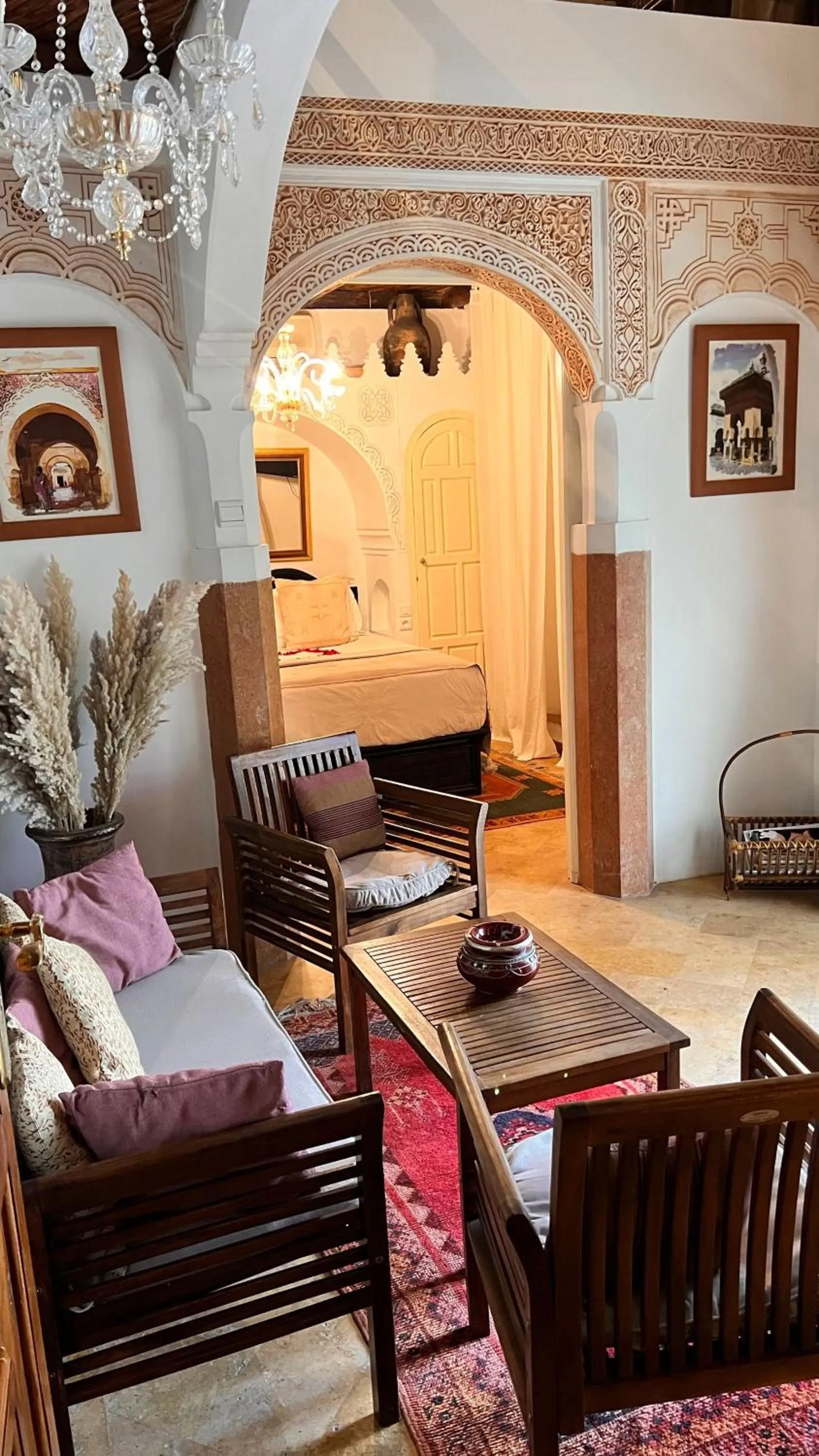 Living room in Riad Catalina