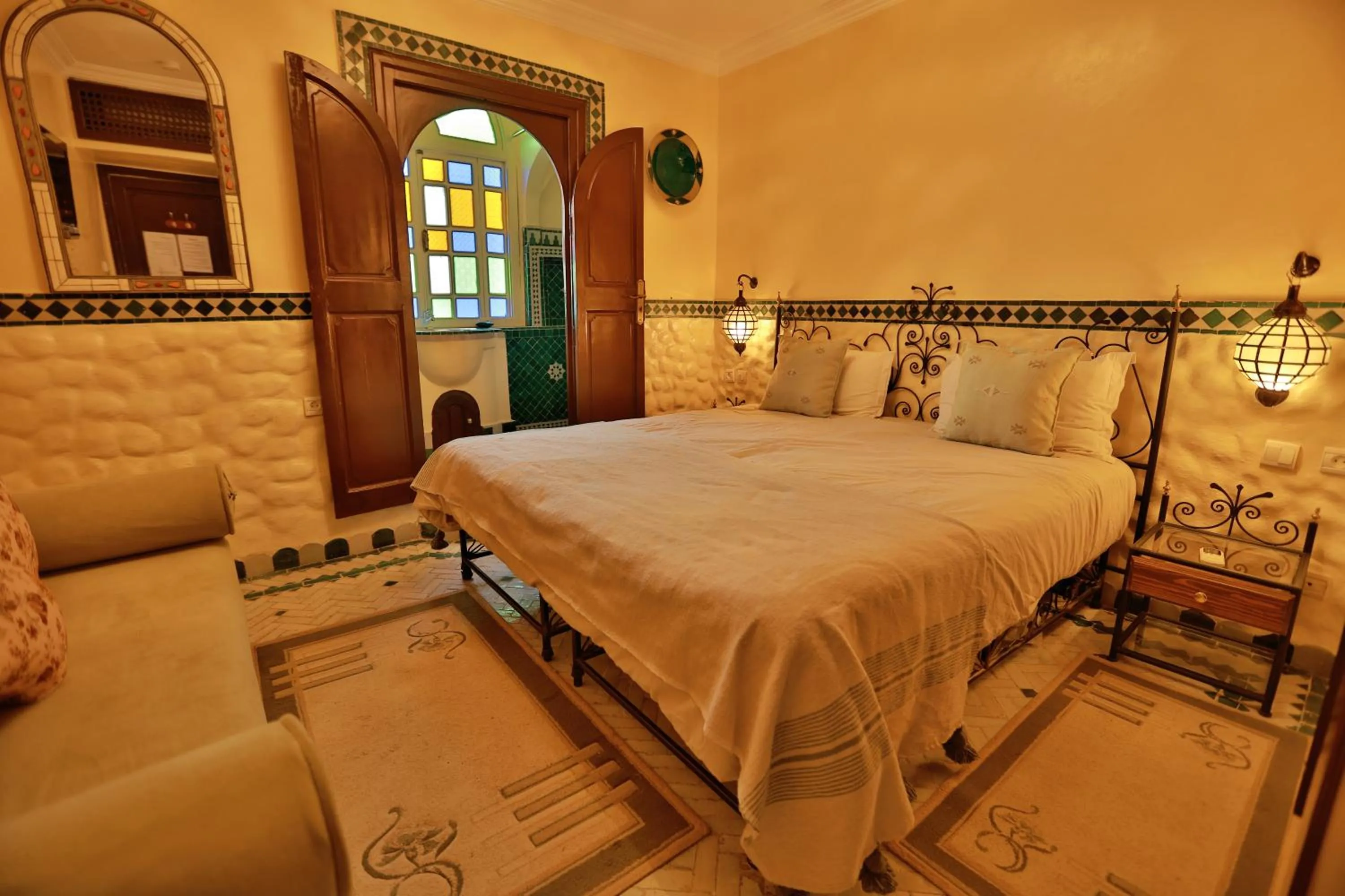 Bed in Riad Catalina
