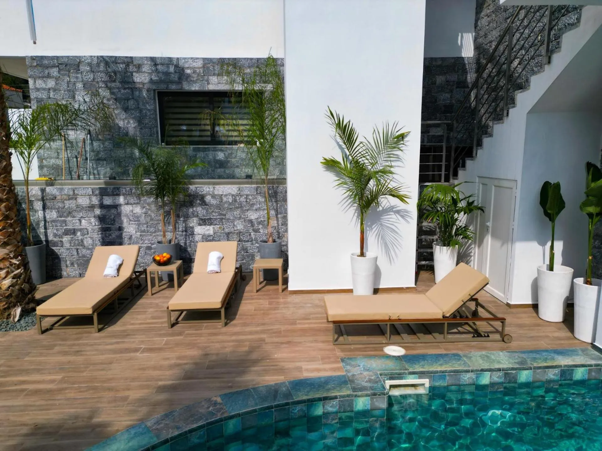 Patio in Beach Walk Luxury Suites