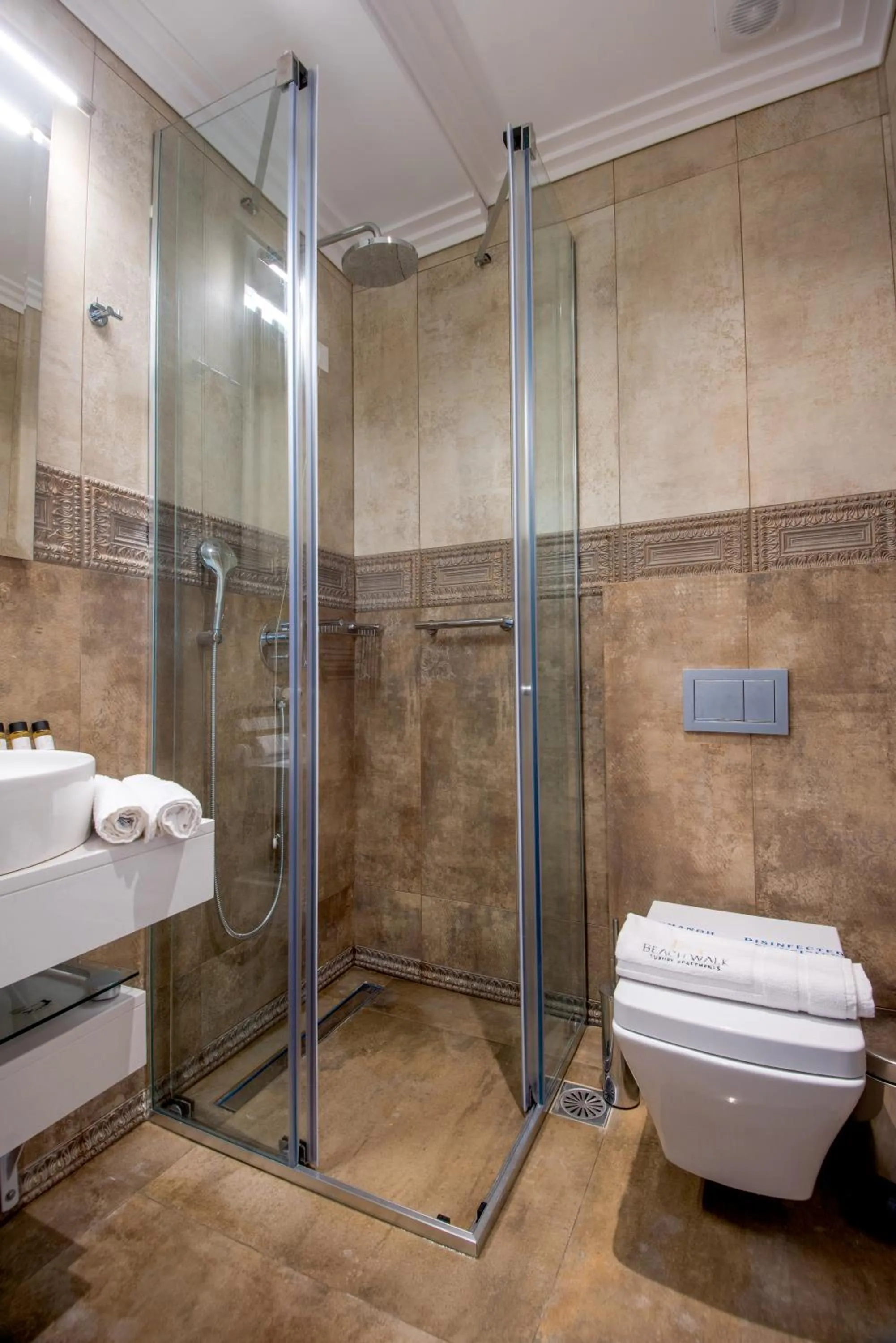 Shower in Beach Walk Luxury Suites