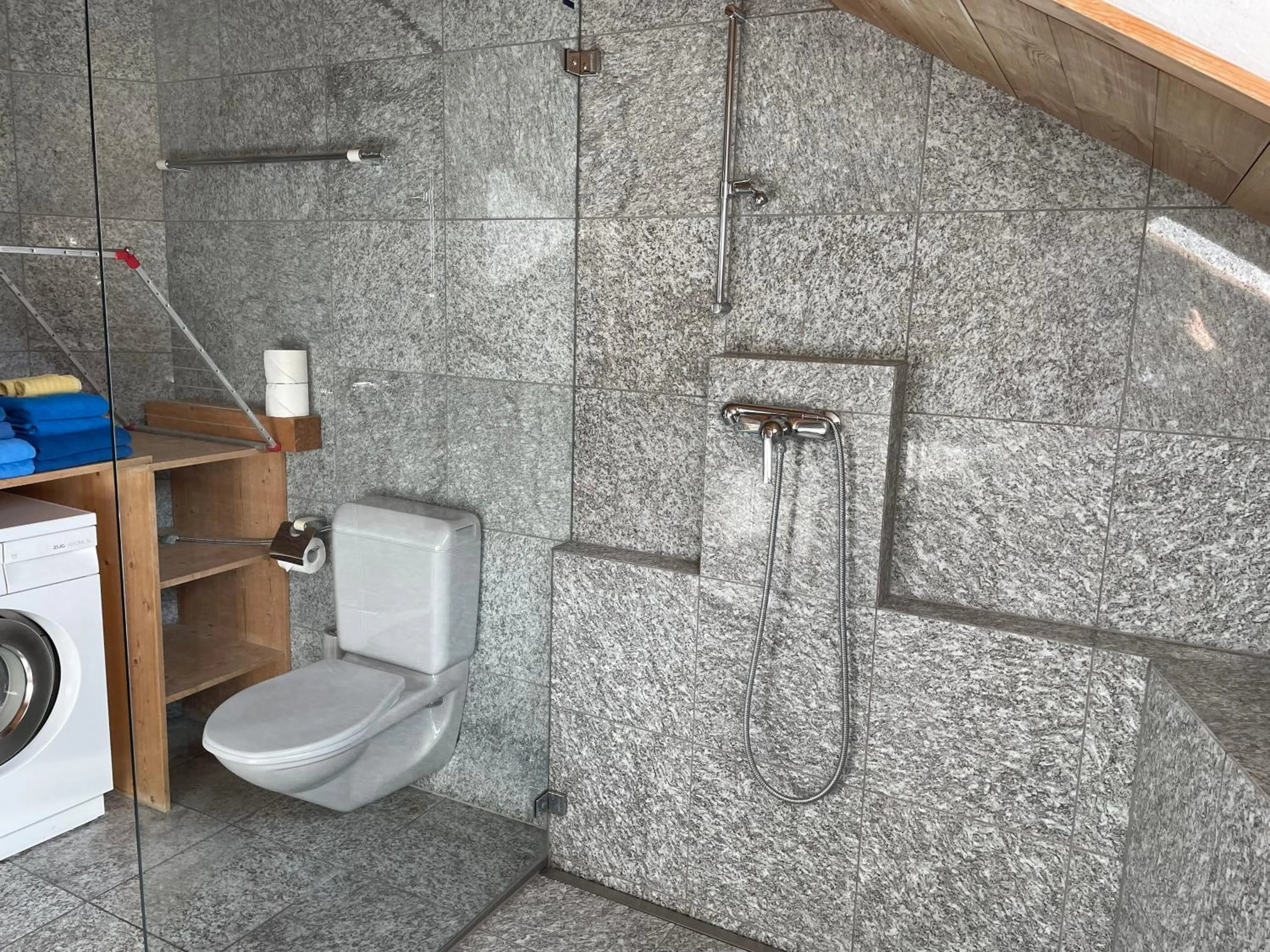 Shower in Alpengasthof Crusch Alba ed Alvetern, S-charl