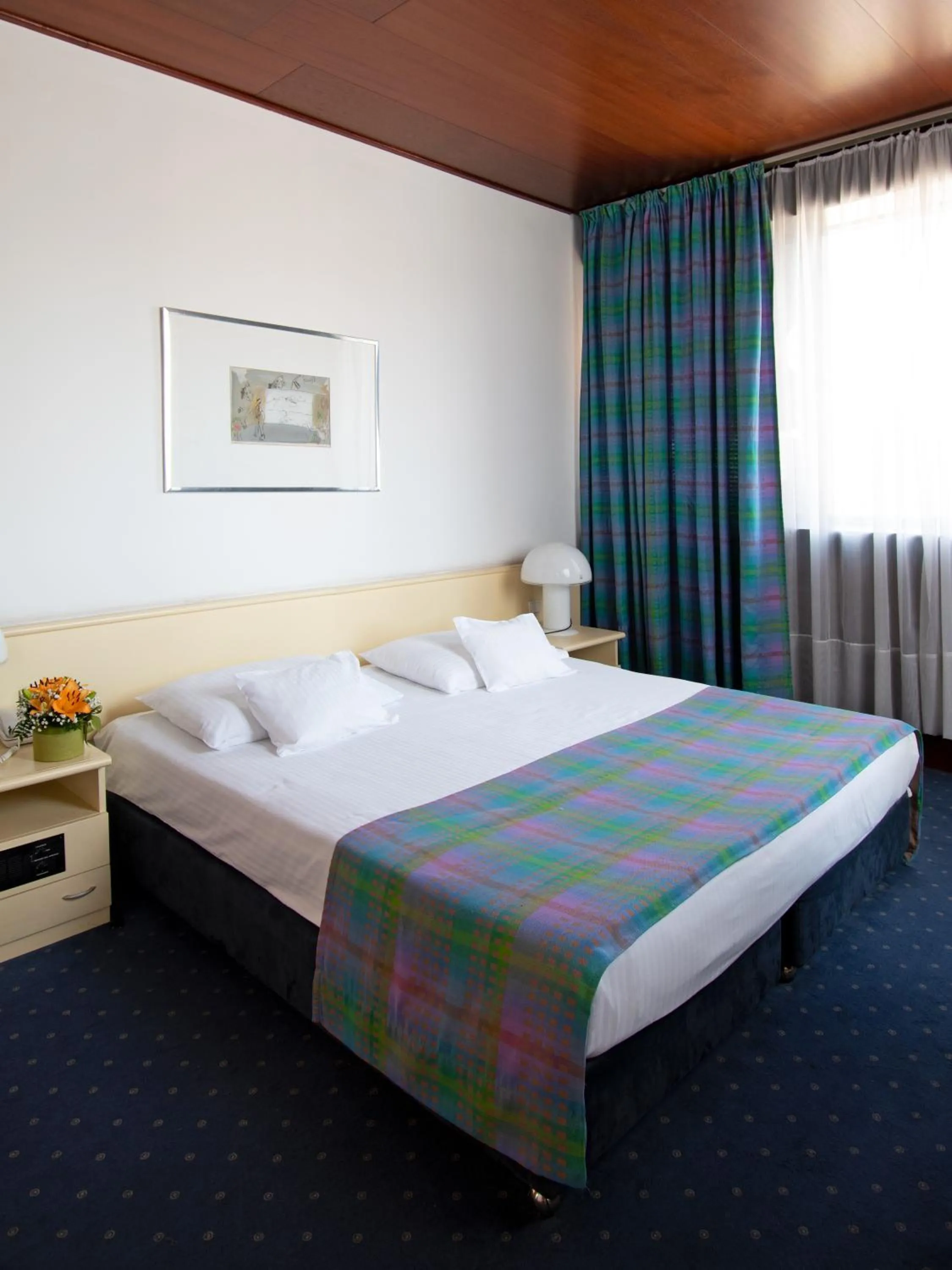 Bed in Hotel Slavija Lux