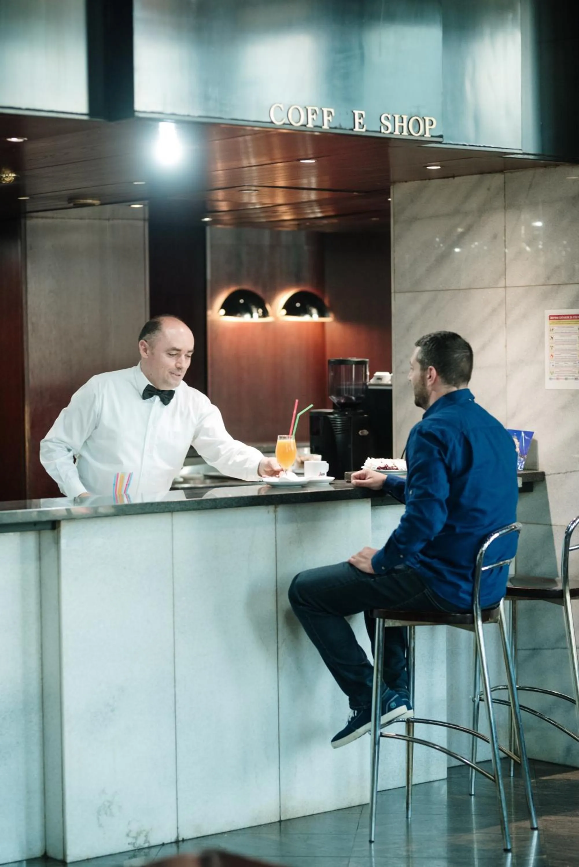 Alcoholic drinks in Hotel Slavija Lux