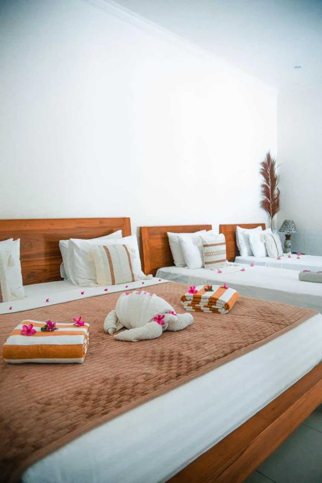 Bed in Hakuna Matata Resort Gili Air
