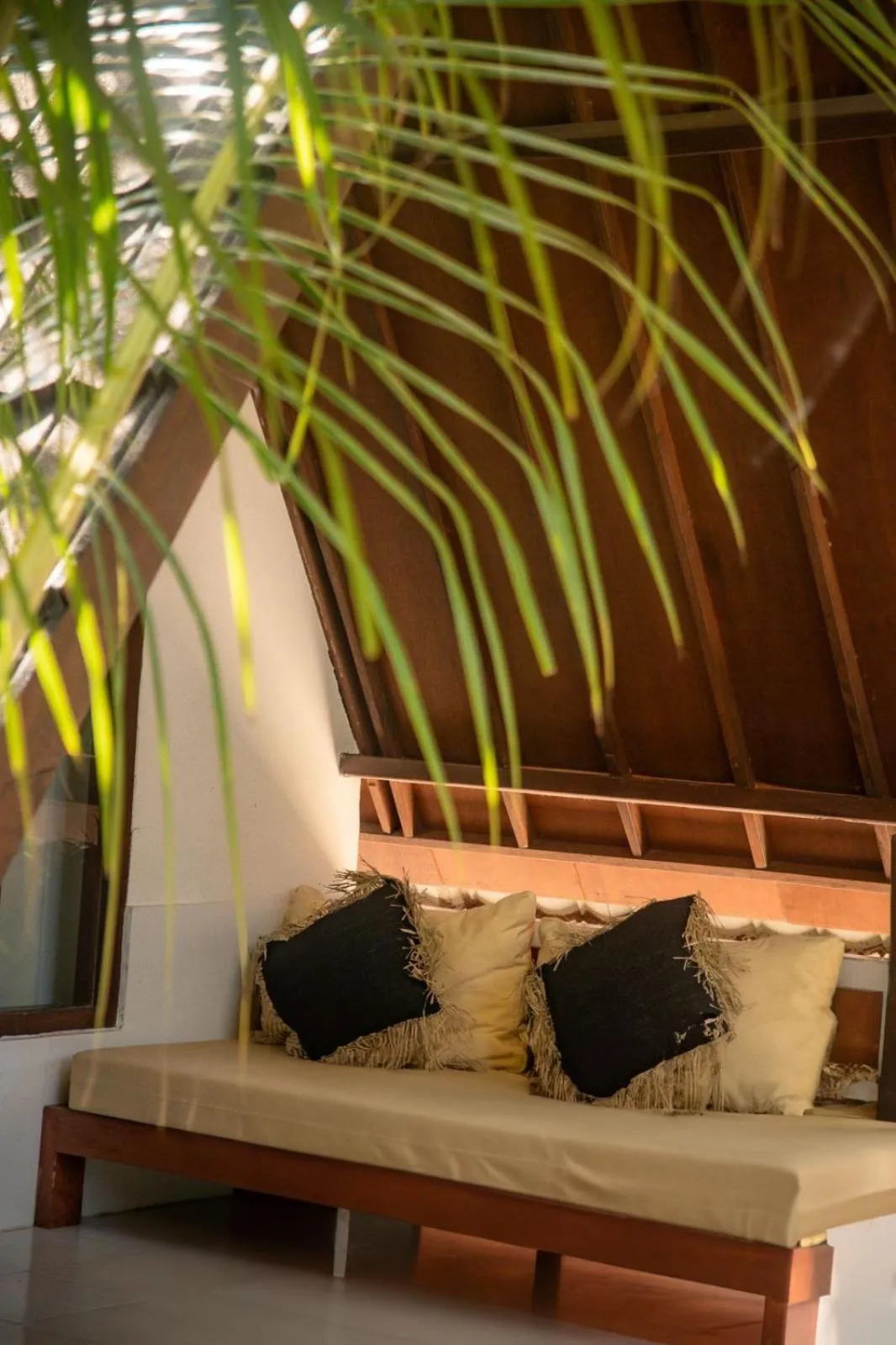 Seating area in Hakuna Matata Resort Gili Air