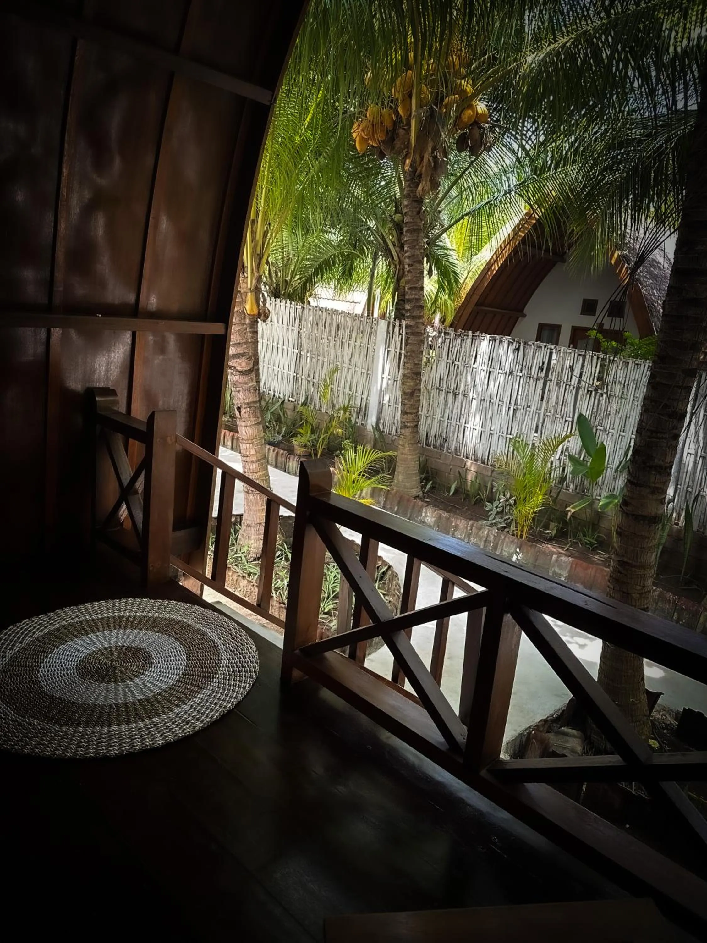 Patio in Hakuna Matata Resort Gili Air