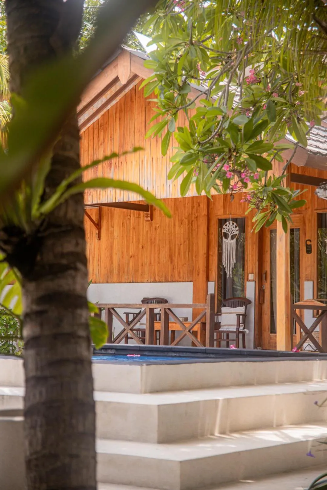 Balcony/Terrace in Hakuna Matata Resort Gili Air