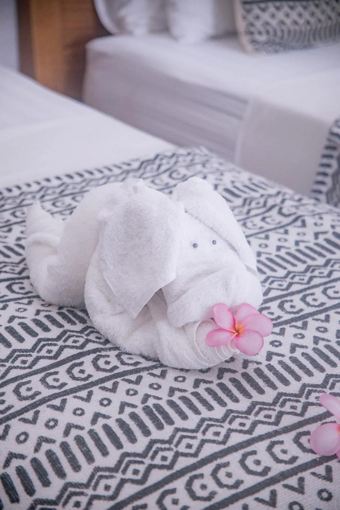 Bed in Hakuna Matata Resort Gili Air