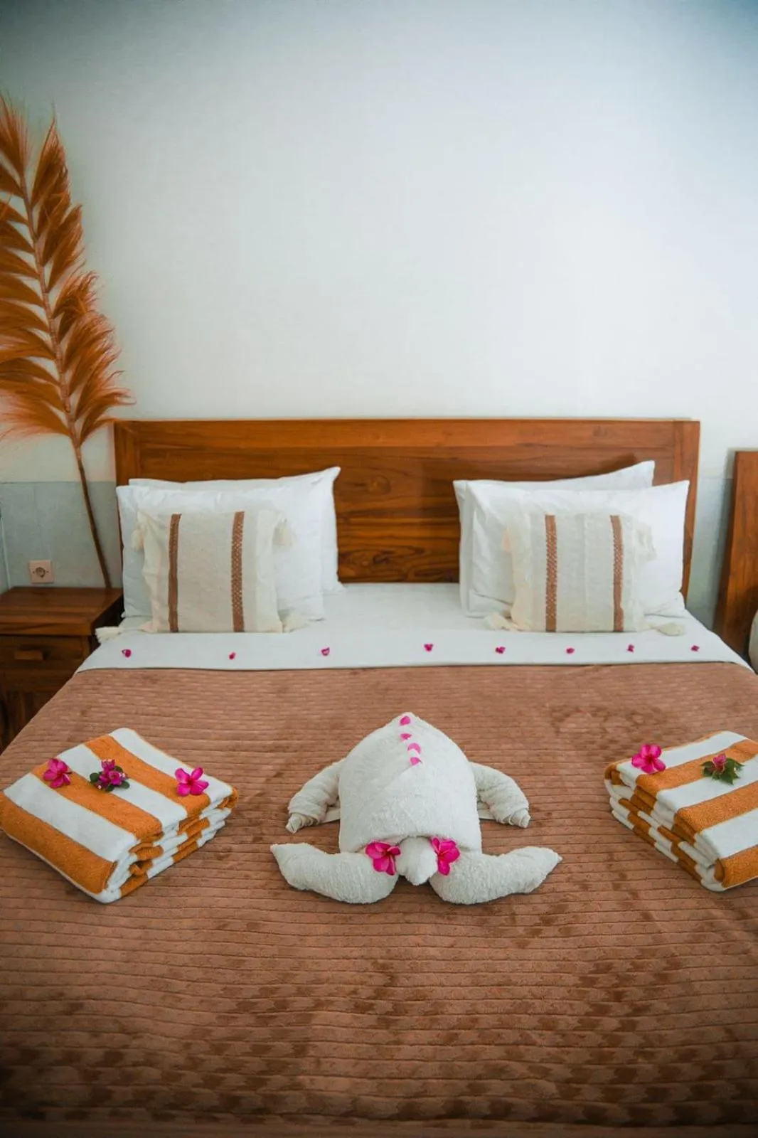 Bed in Hakuna Matata Resort Gili Air