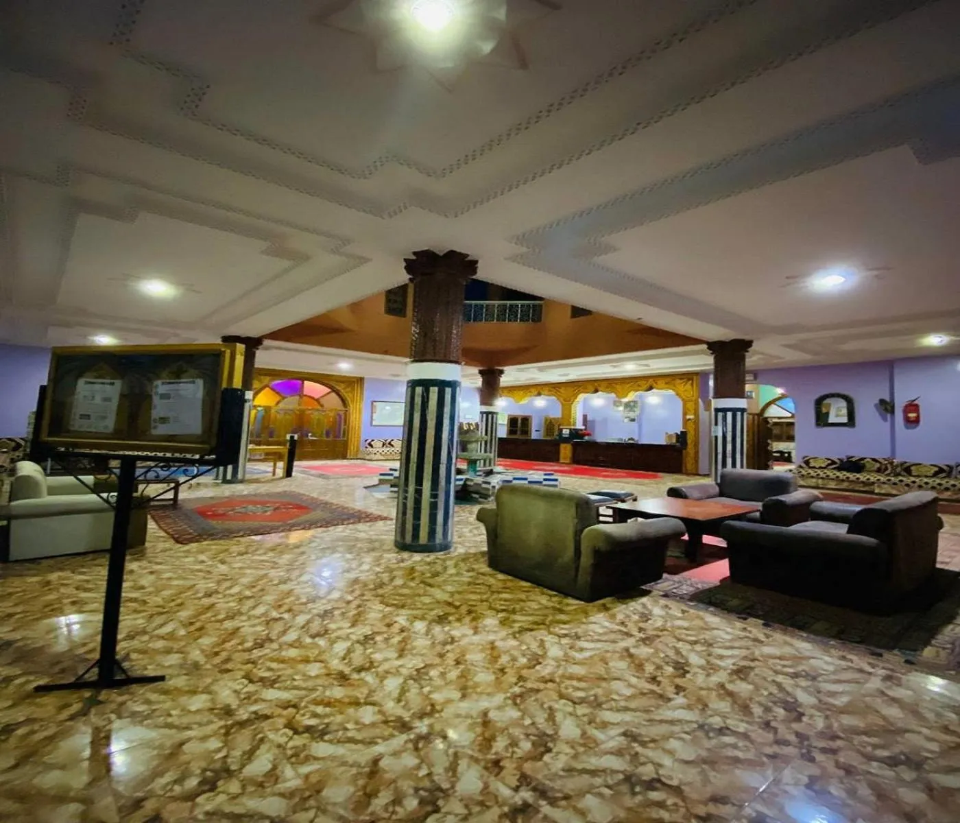 Lobby or reception in La Perle Du Drâa